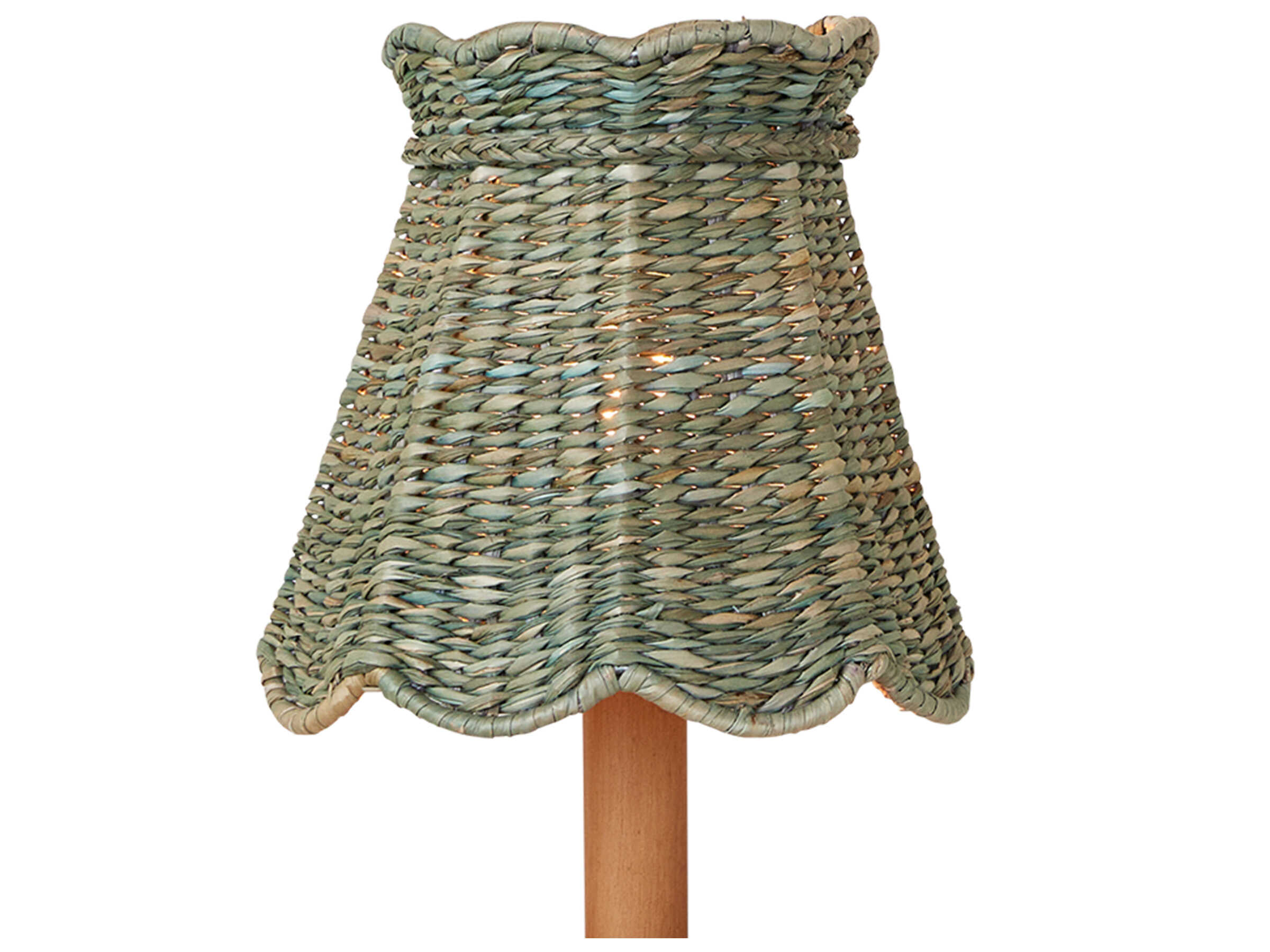 Currey & Company Annabelle Light Teal Tapered Shade