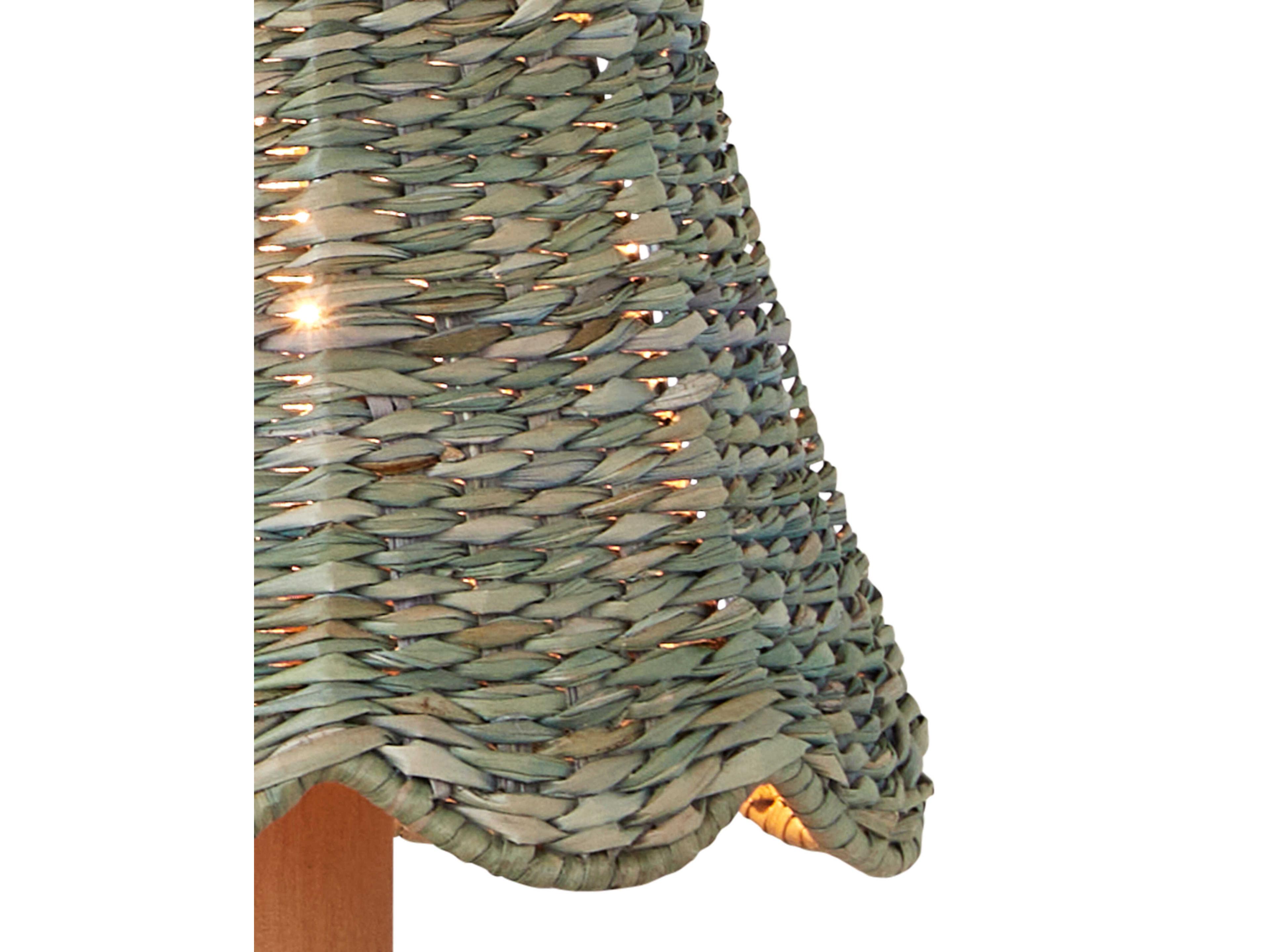 Currey & Company Annabelle Light Teal Tapered Shade