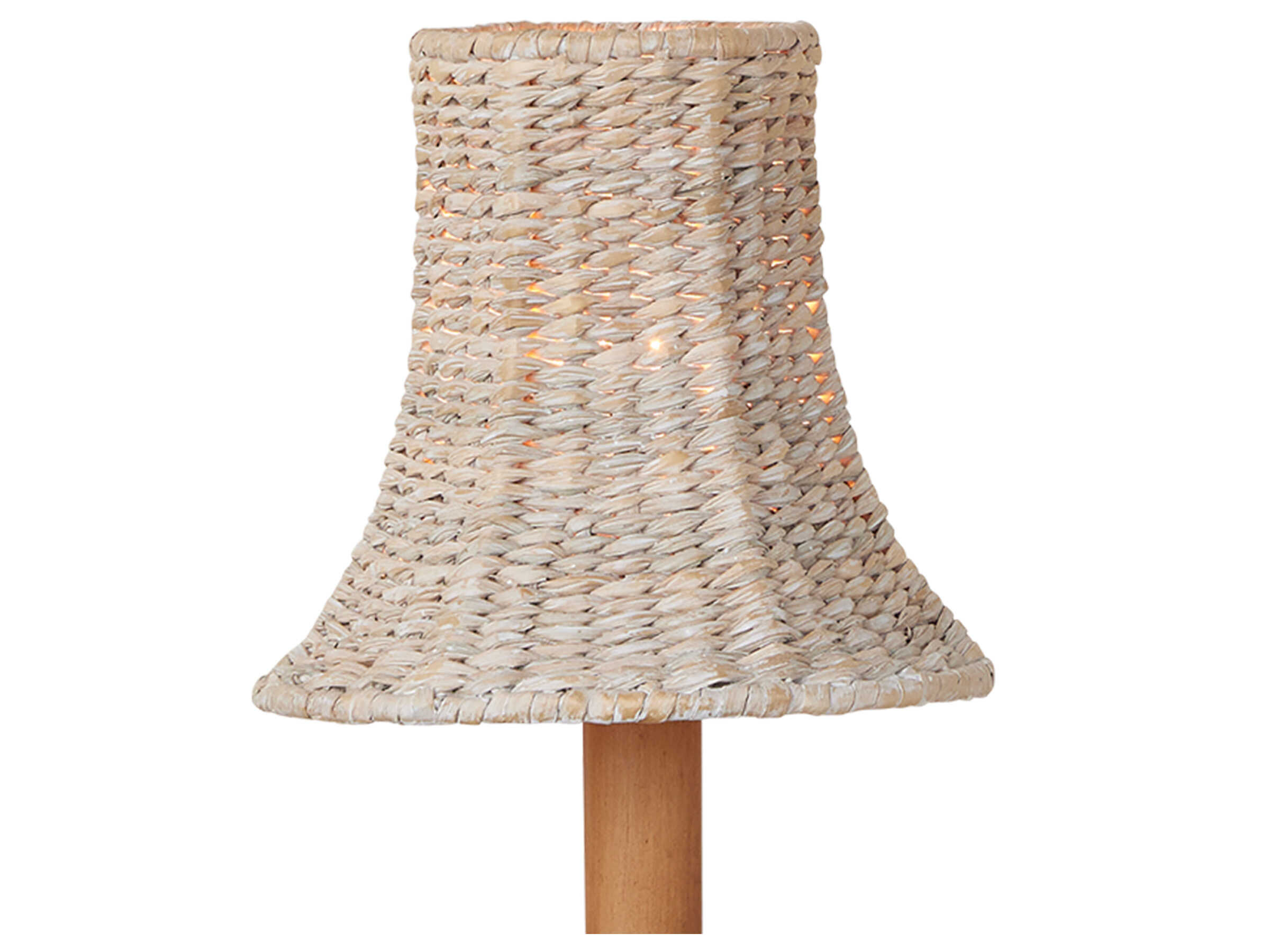 Currey & Company Bell Whitewashed Shade