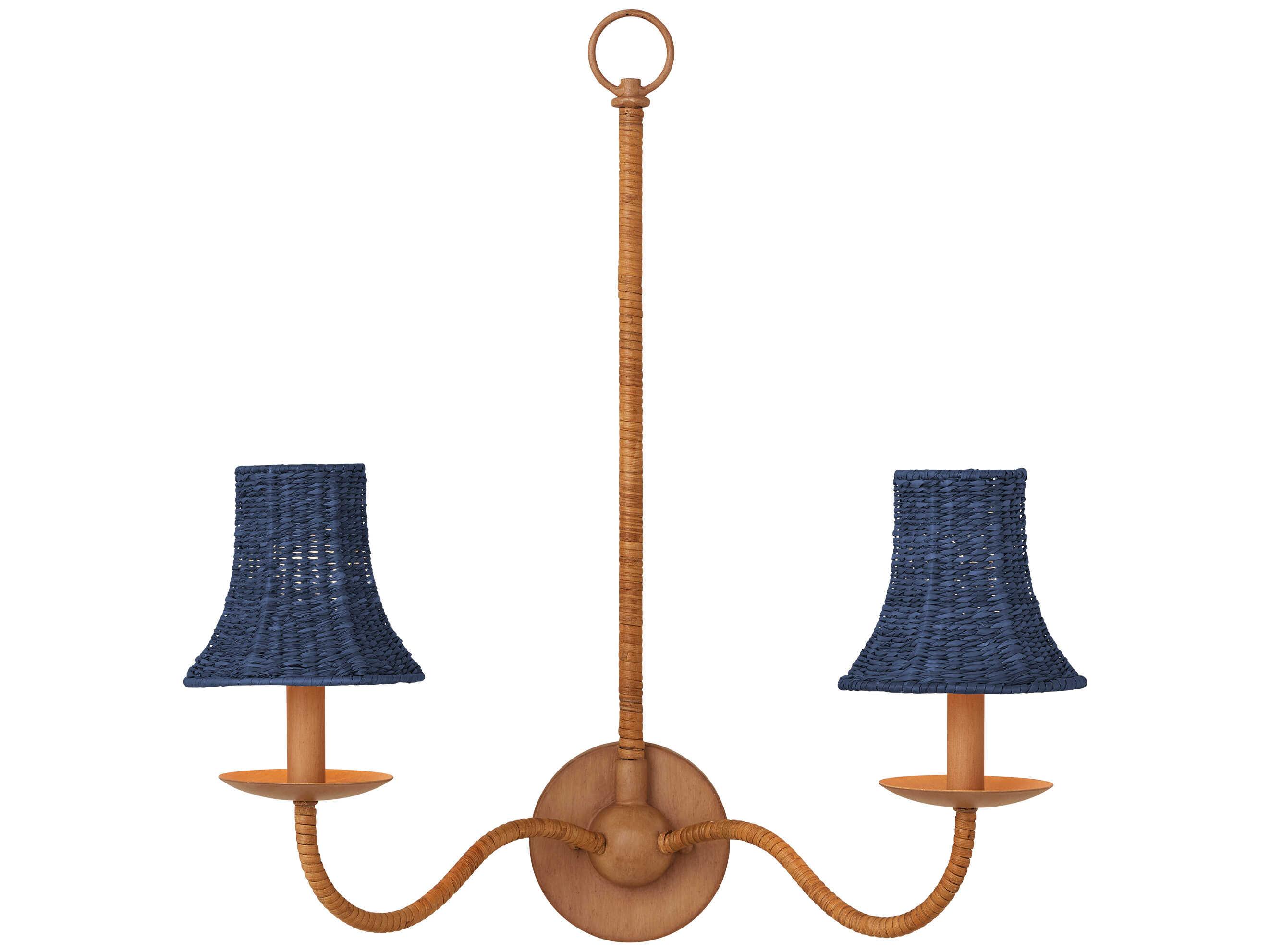 Currey & Company Bell Indigo Shade