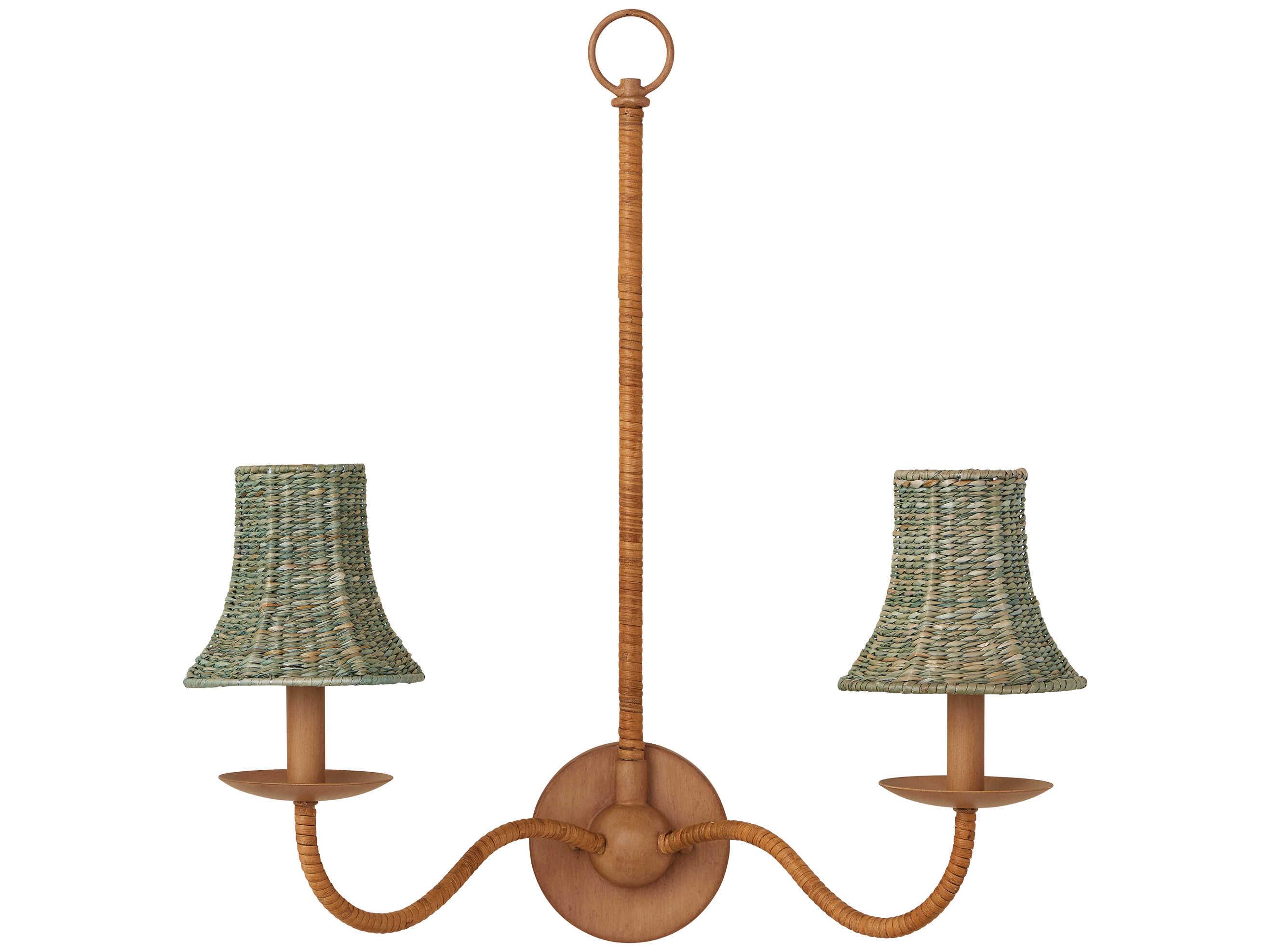 Currey & Company Bell Light Teal Shade
