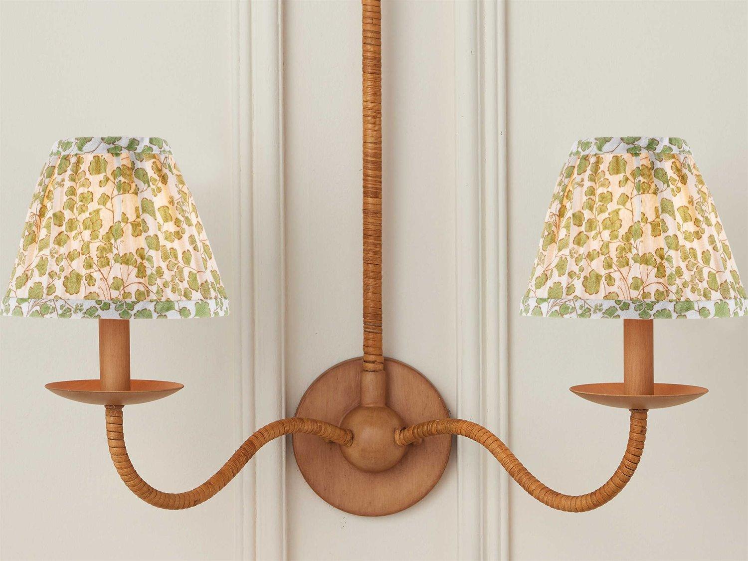 Currey & Company Maiden Fern Green Tapered Chandelier Shade