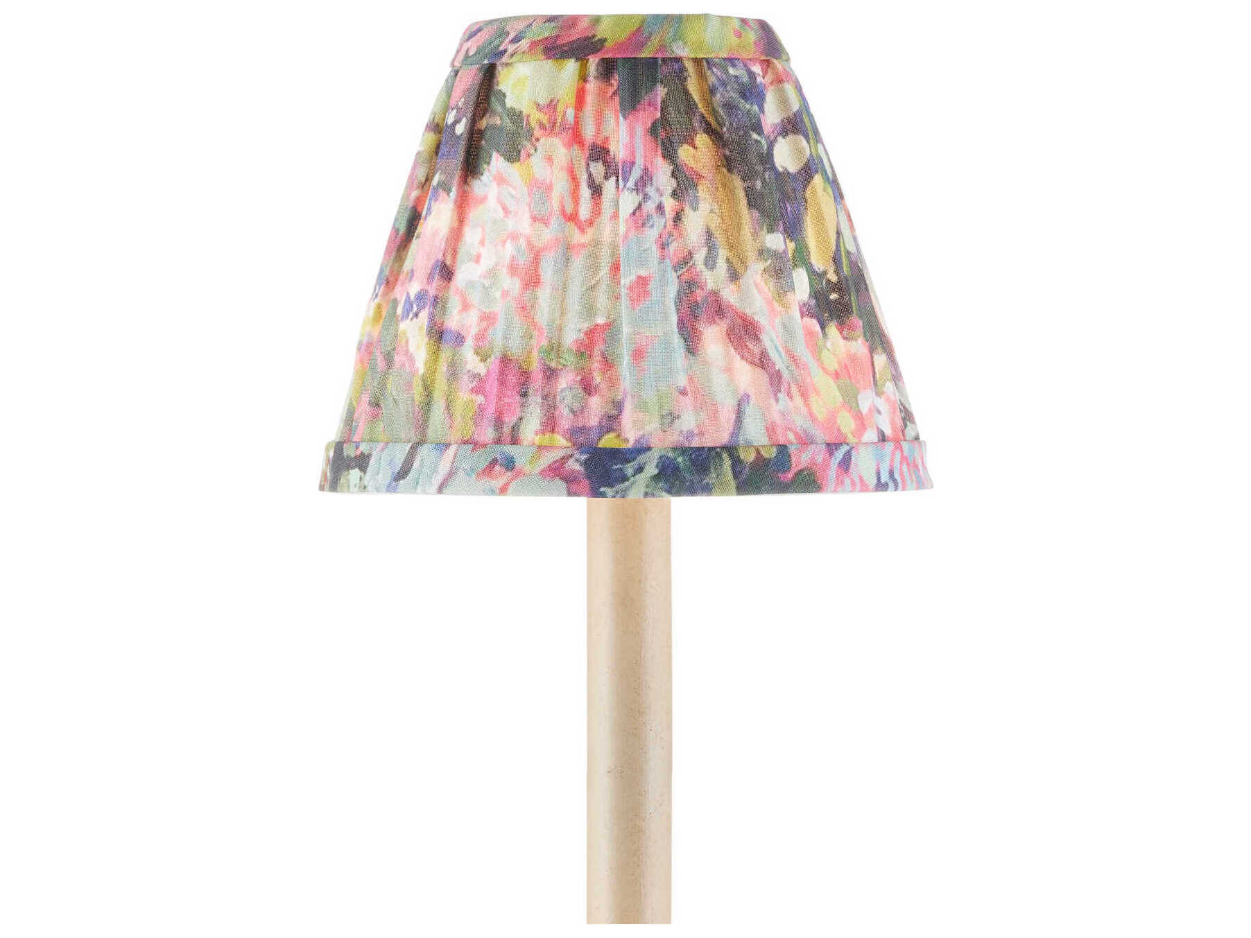 Currey & Company Wildflower Magenta Tapered Chandelier Shade