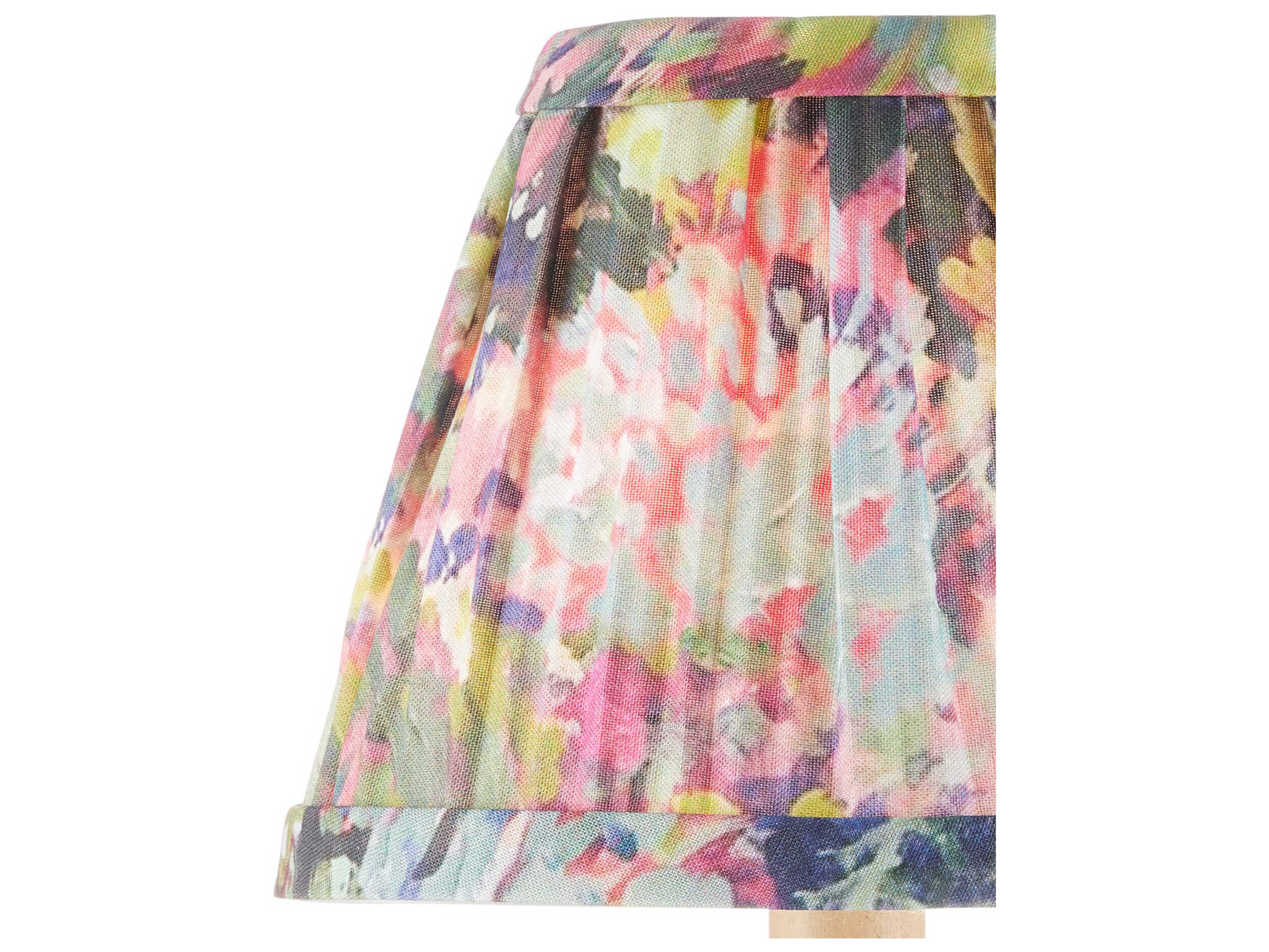 Currey & Company Wildflower Magenta Tapered Chandelier Shade