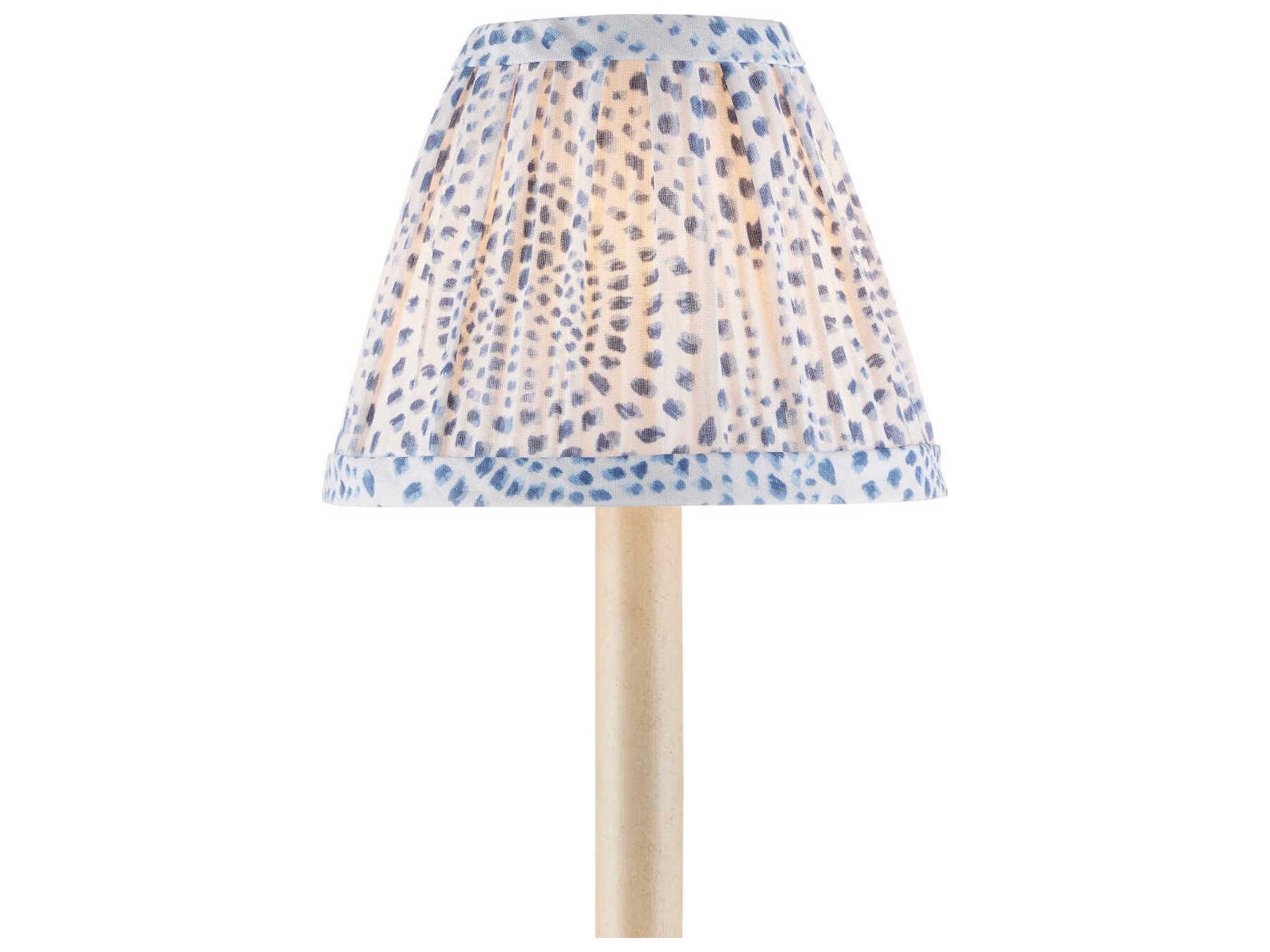 Currey & Company Lenore Blue Tapered Chandelier Shade