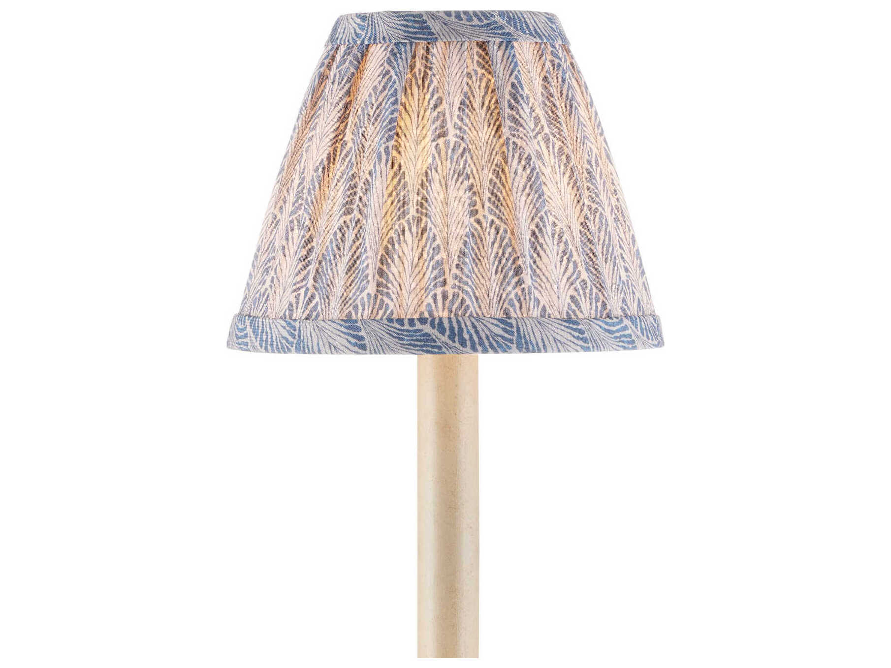 Currey & Company Plume Marine Tapered Chandelier Shade