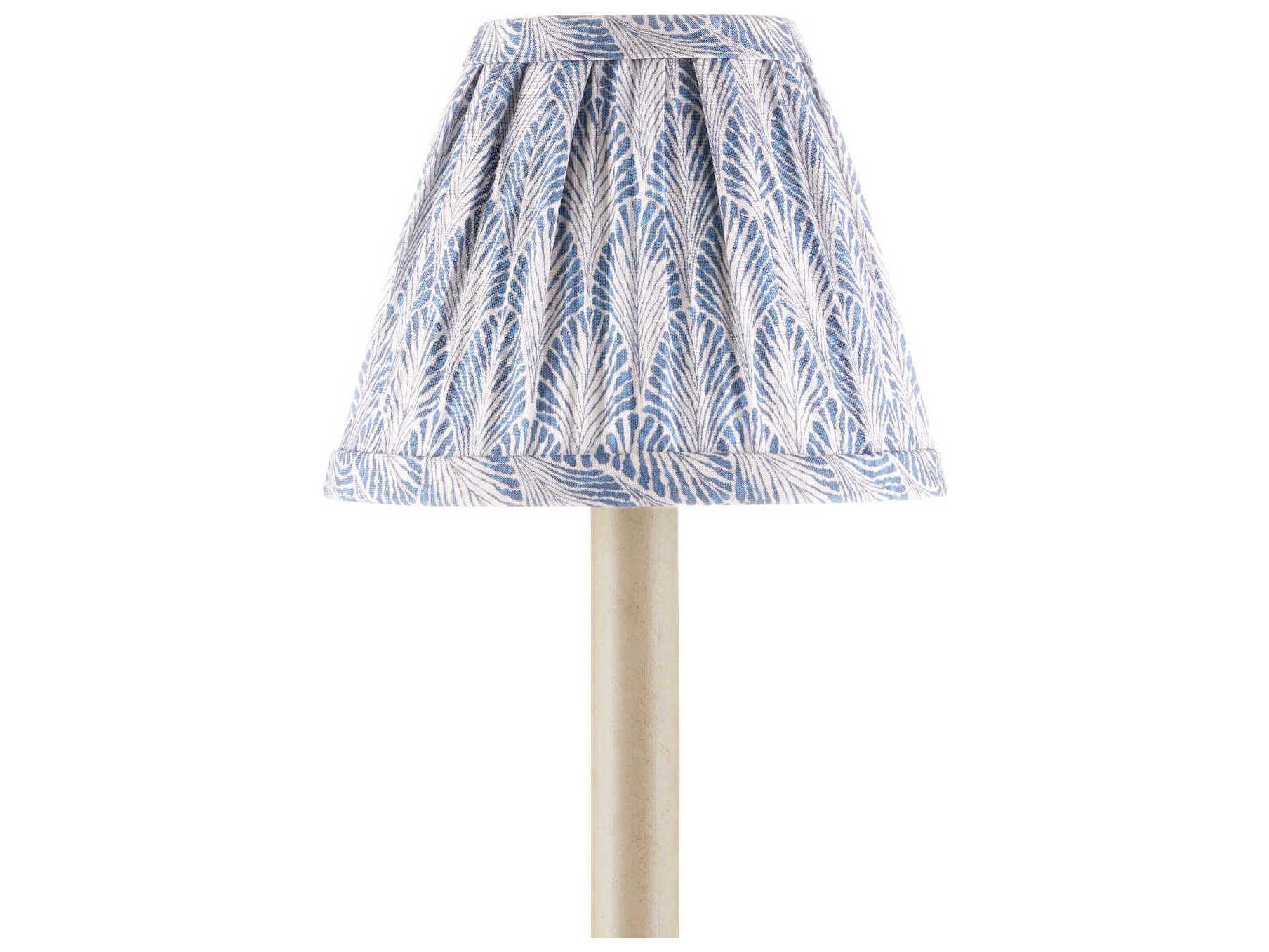 Currey & Company Plume Marine Tapered Chandelier Shade