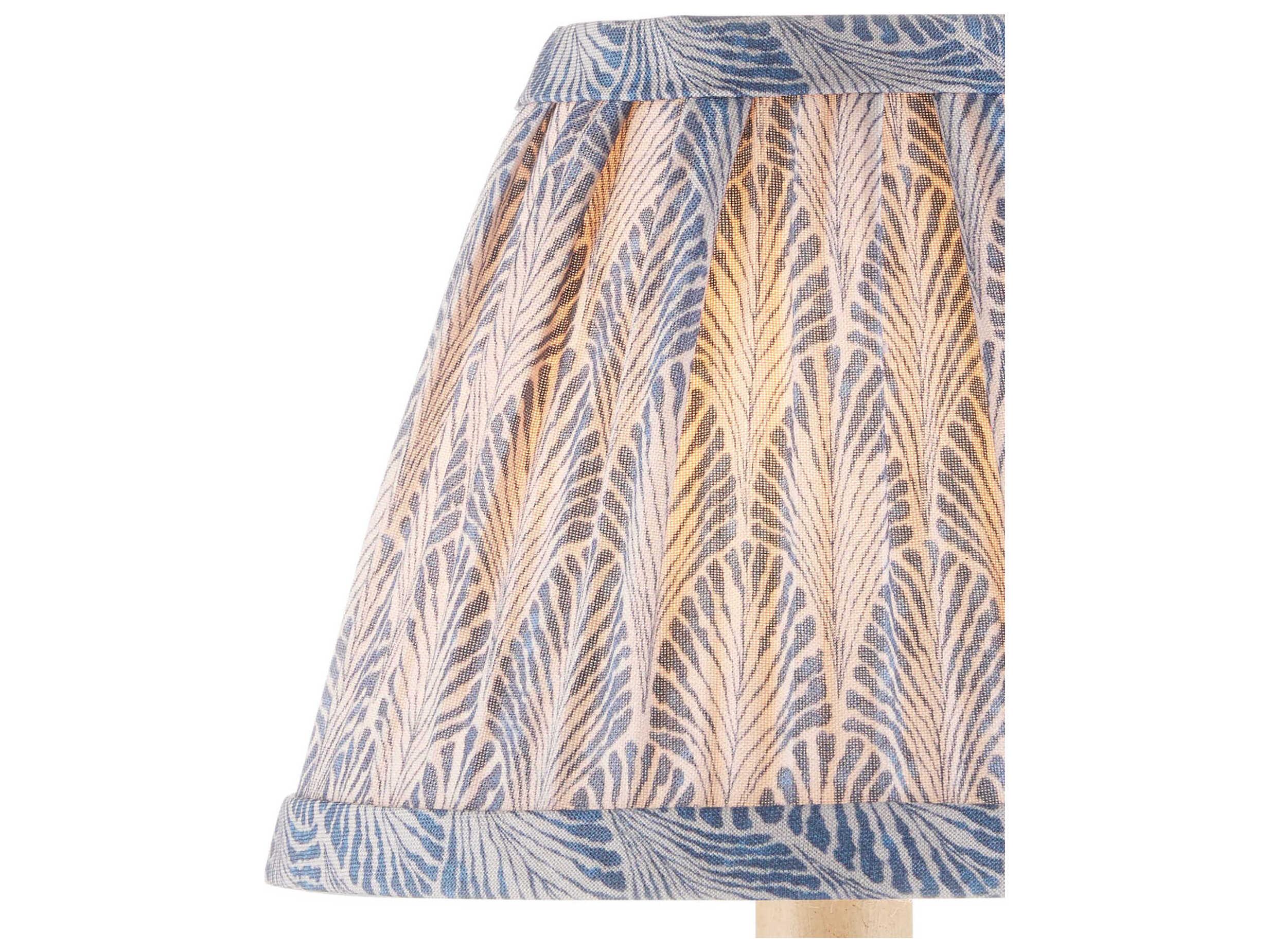 Currey & Company Plume Marine Tapered Chandelier Shade