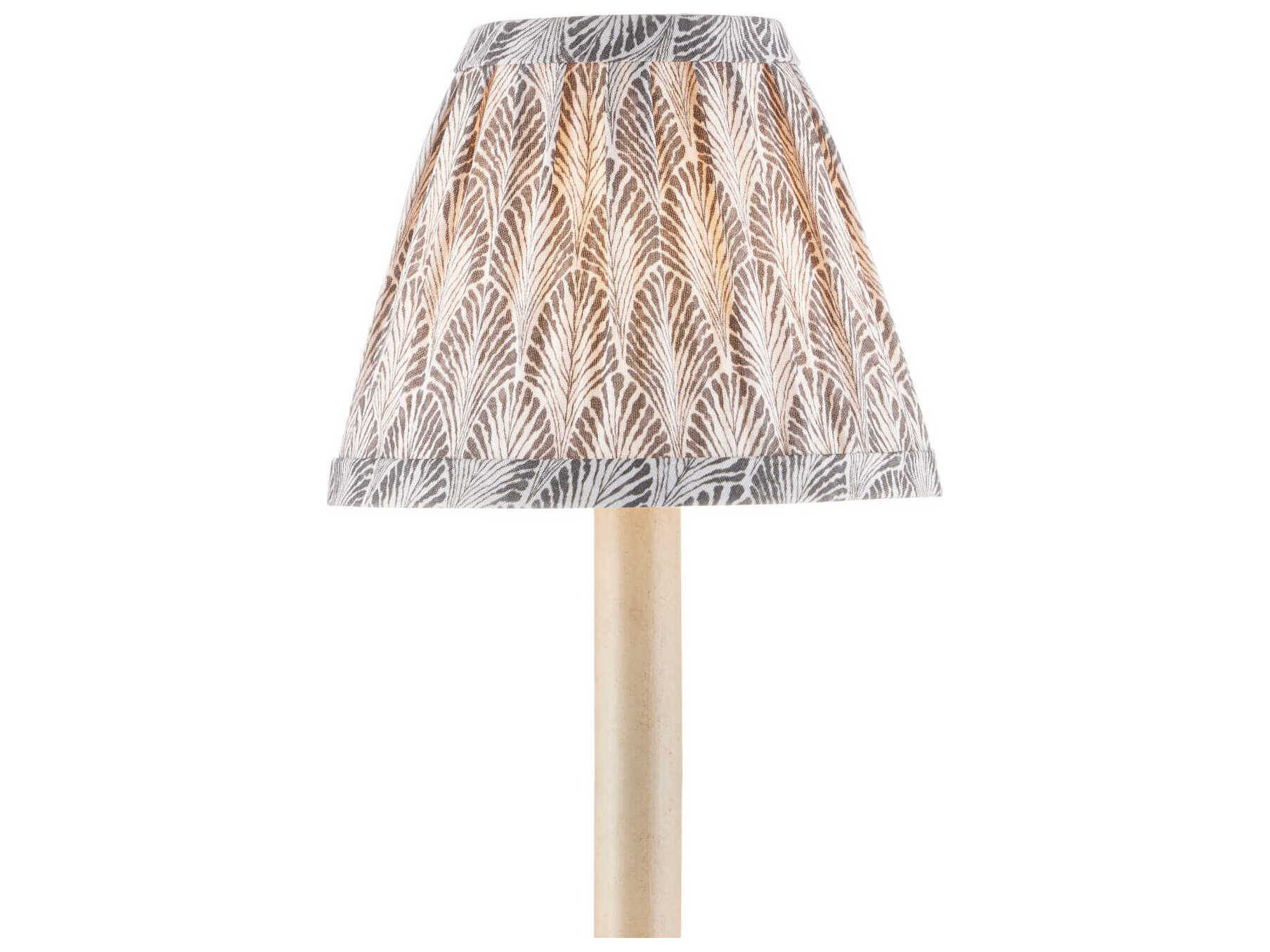 Currey & Company Plume Stone Tapered Chandelier Shade