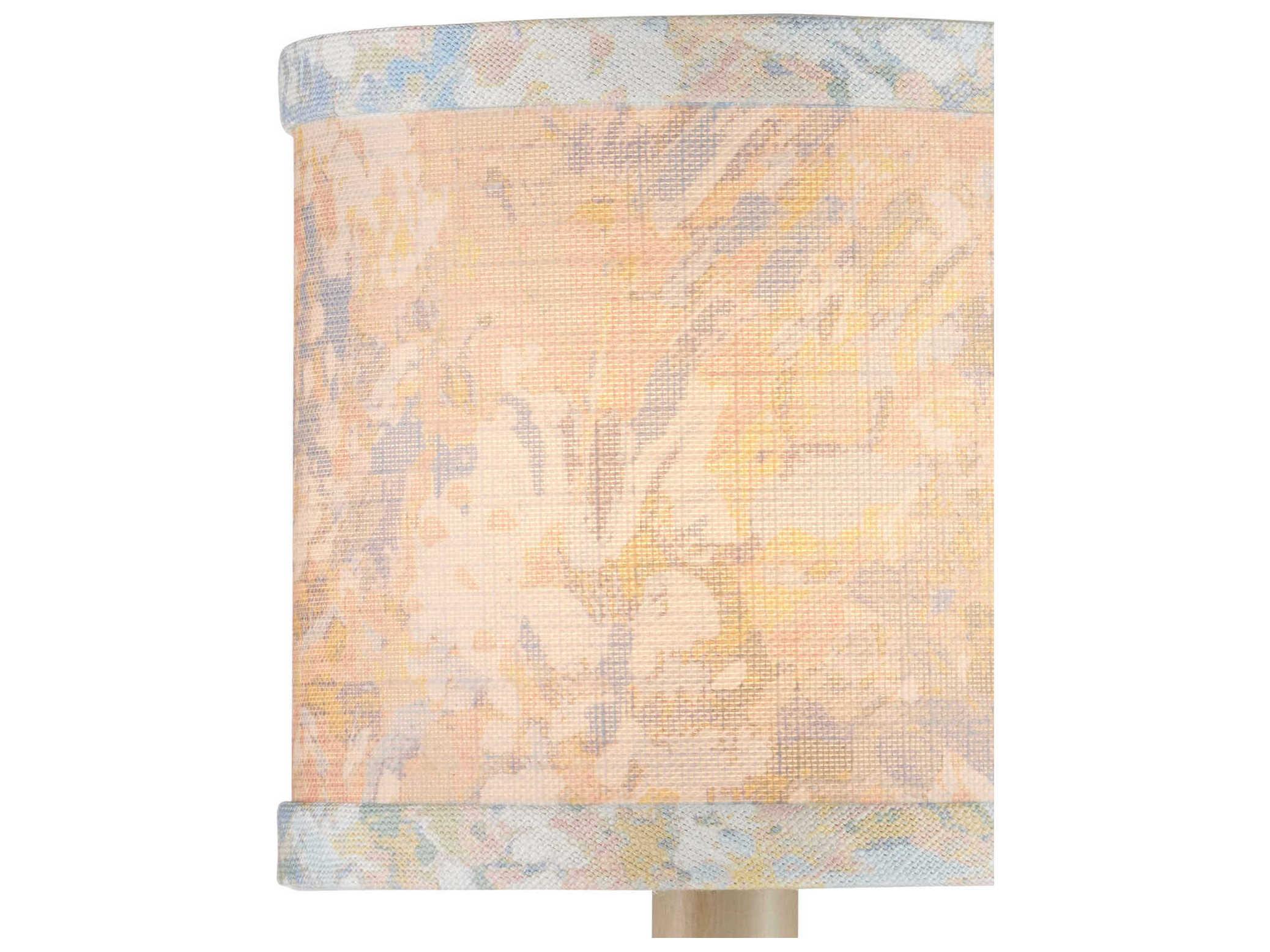 Currey & Company Wildflower Pastel Drum Chandelier Shade