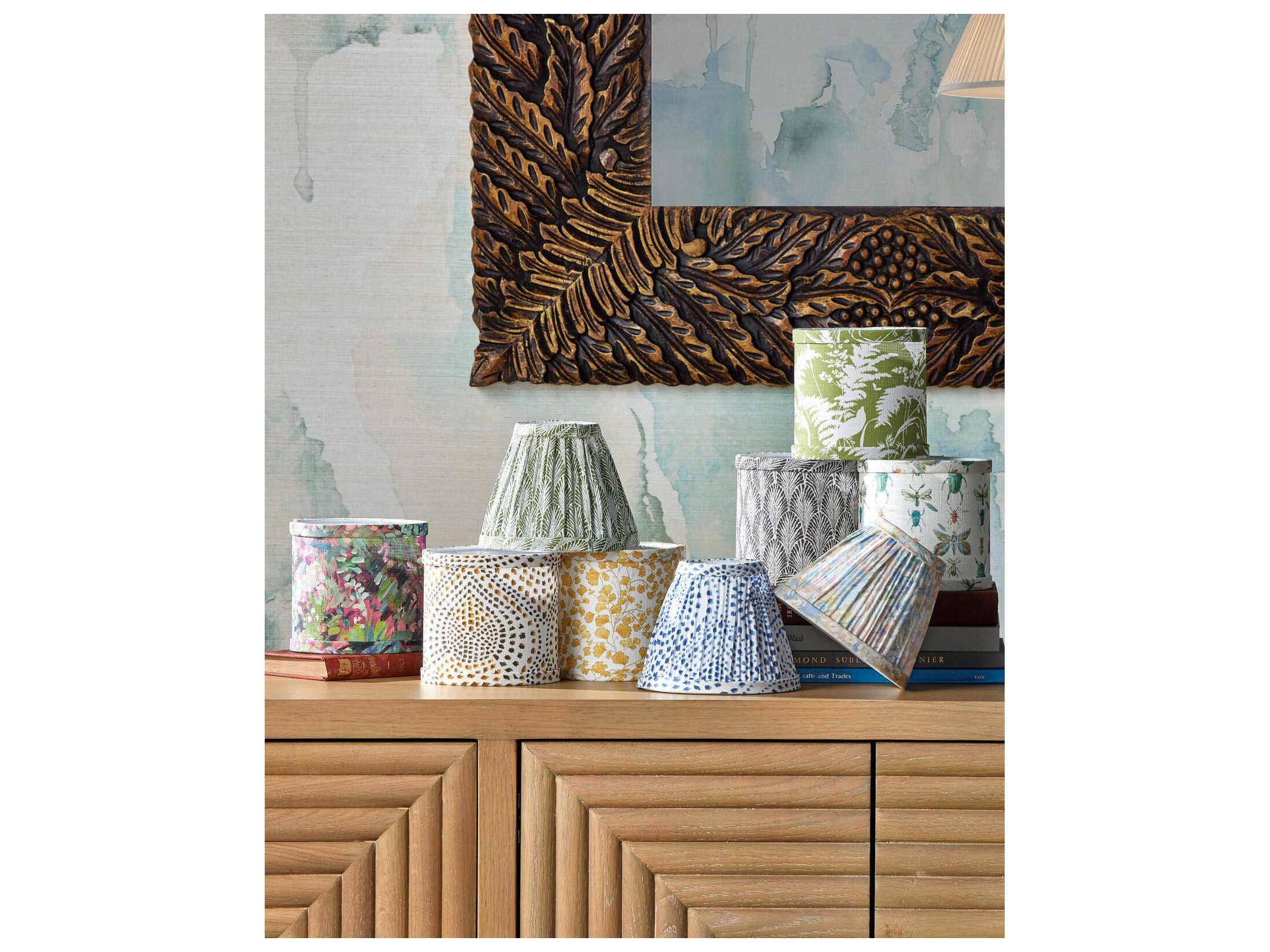 Currey & Company Lenore Gold Drum Chandelier Shade