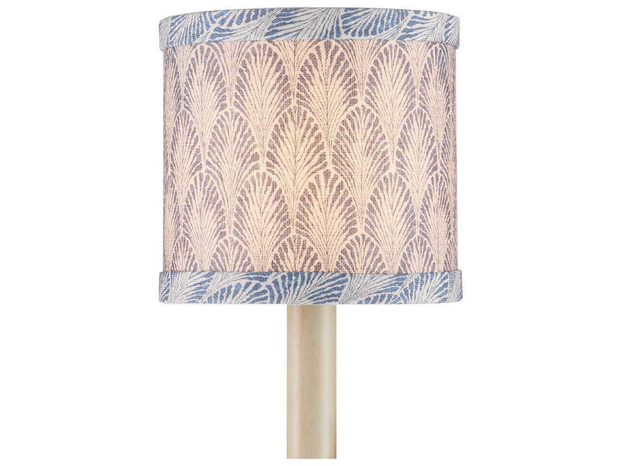 Currey & Company Plume Marine Drum Chandelier Shade