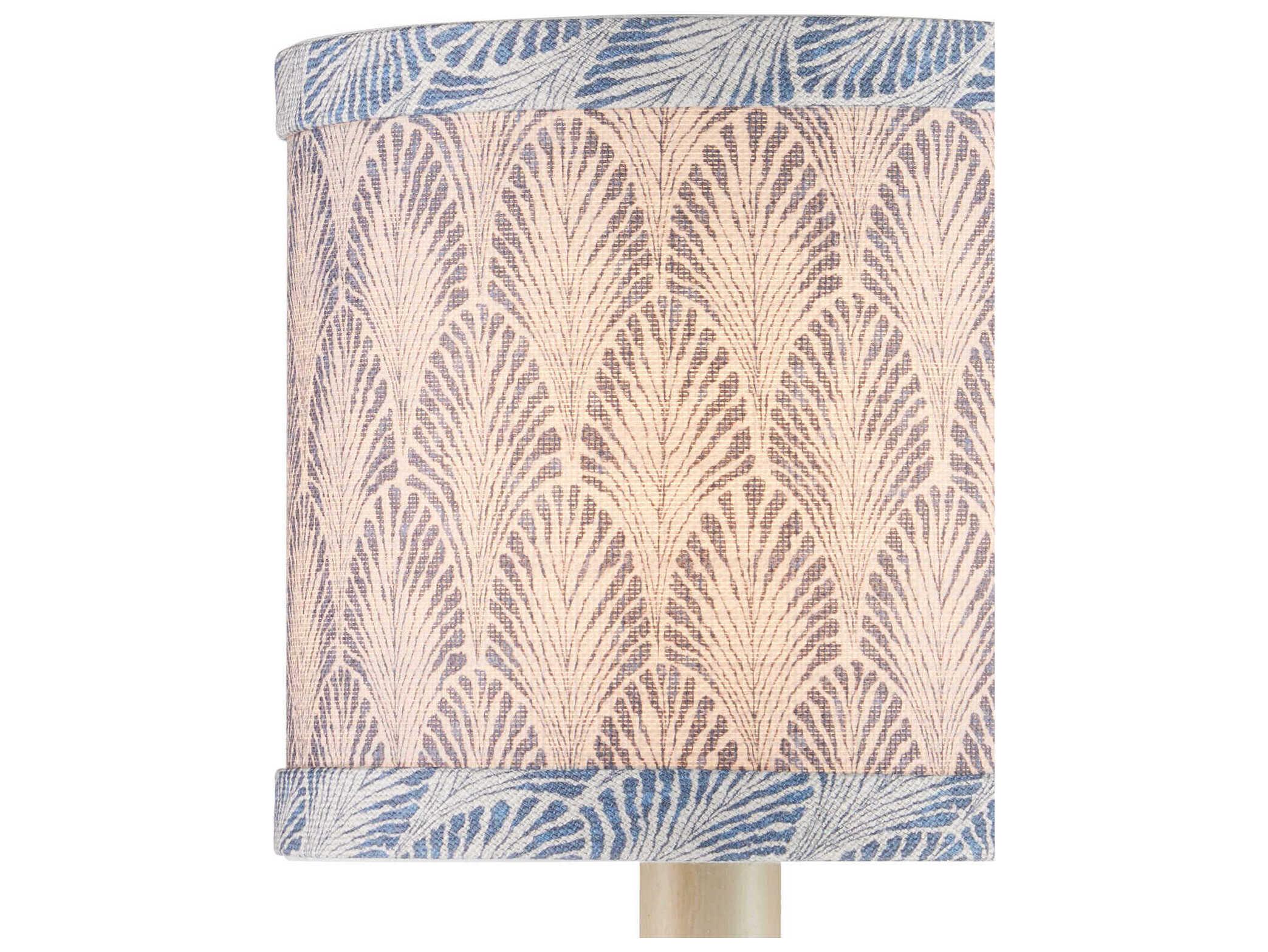 Currey & Company Plume Marine Drum Chandelier Shade