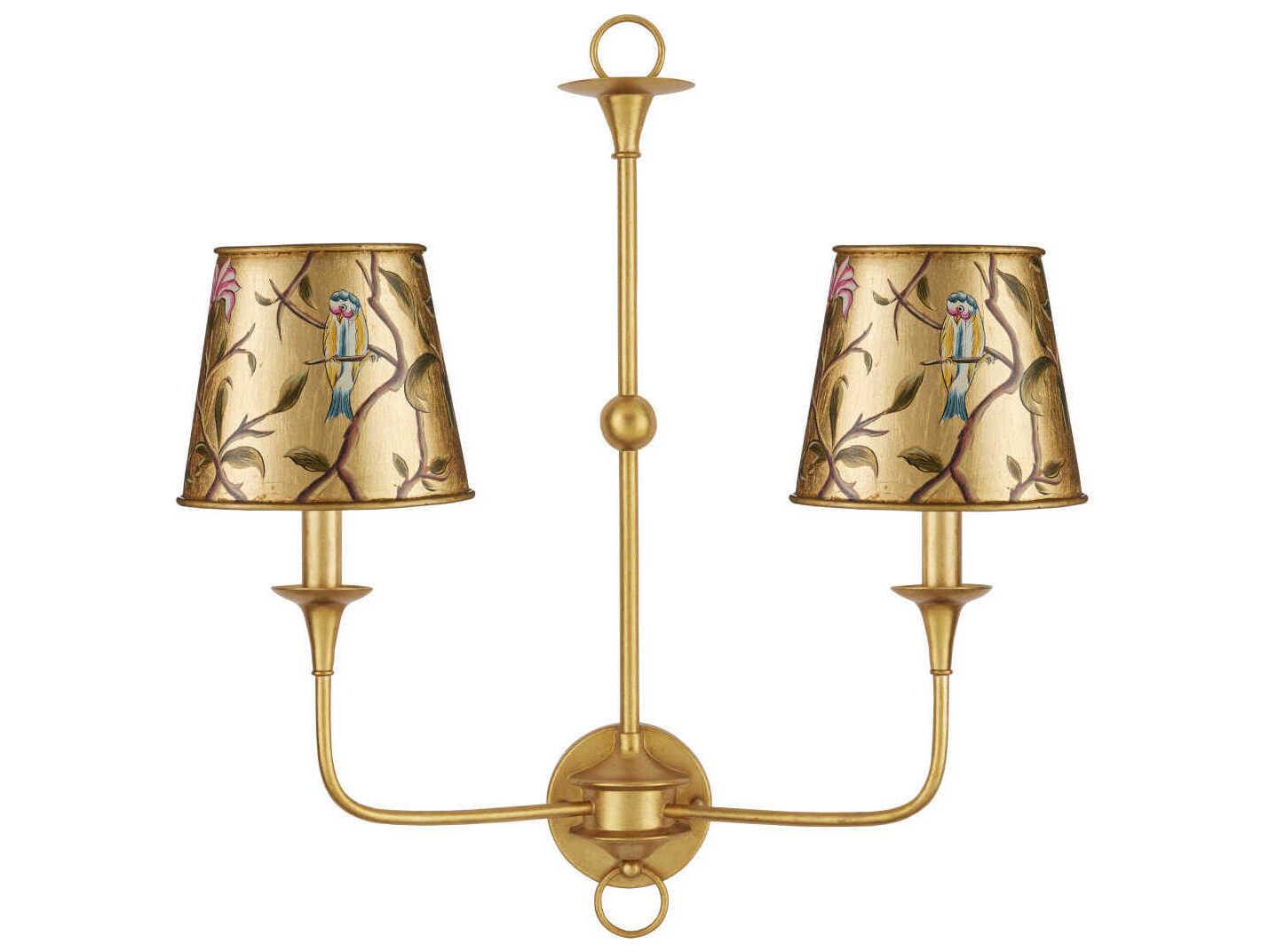 Currey & Company Victoria Gold Tapered Chandelier Shade