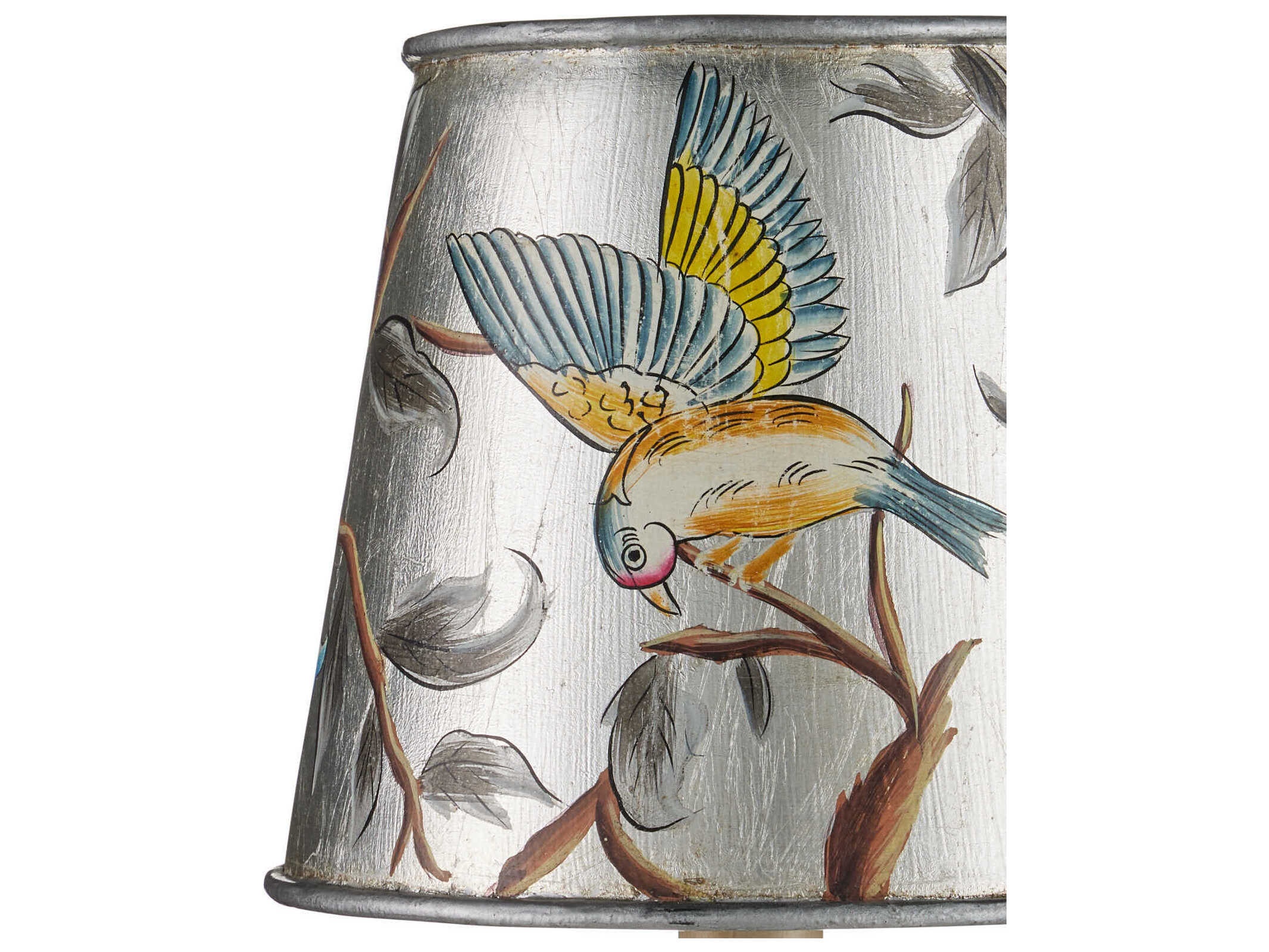 Currey & Company Victoria Silver Tapered Chandelier Shade