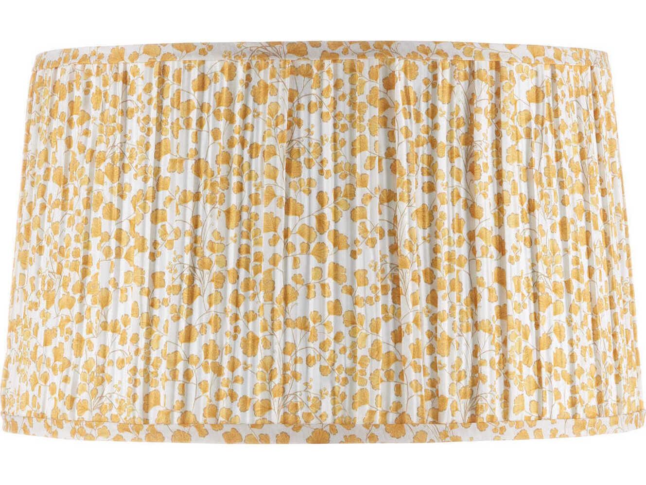 Currey & Company Maiden Fern Yellow Tapered Lamp Shade