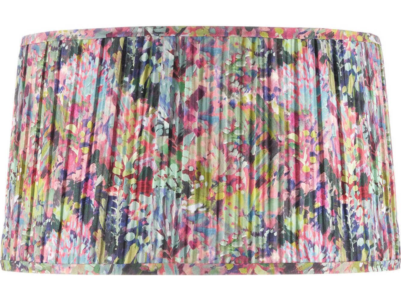 Currey & Company Wildflower Magenta Tapered Lamp Shade