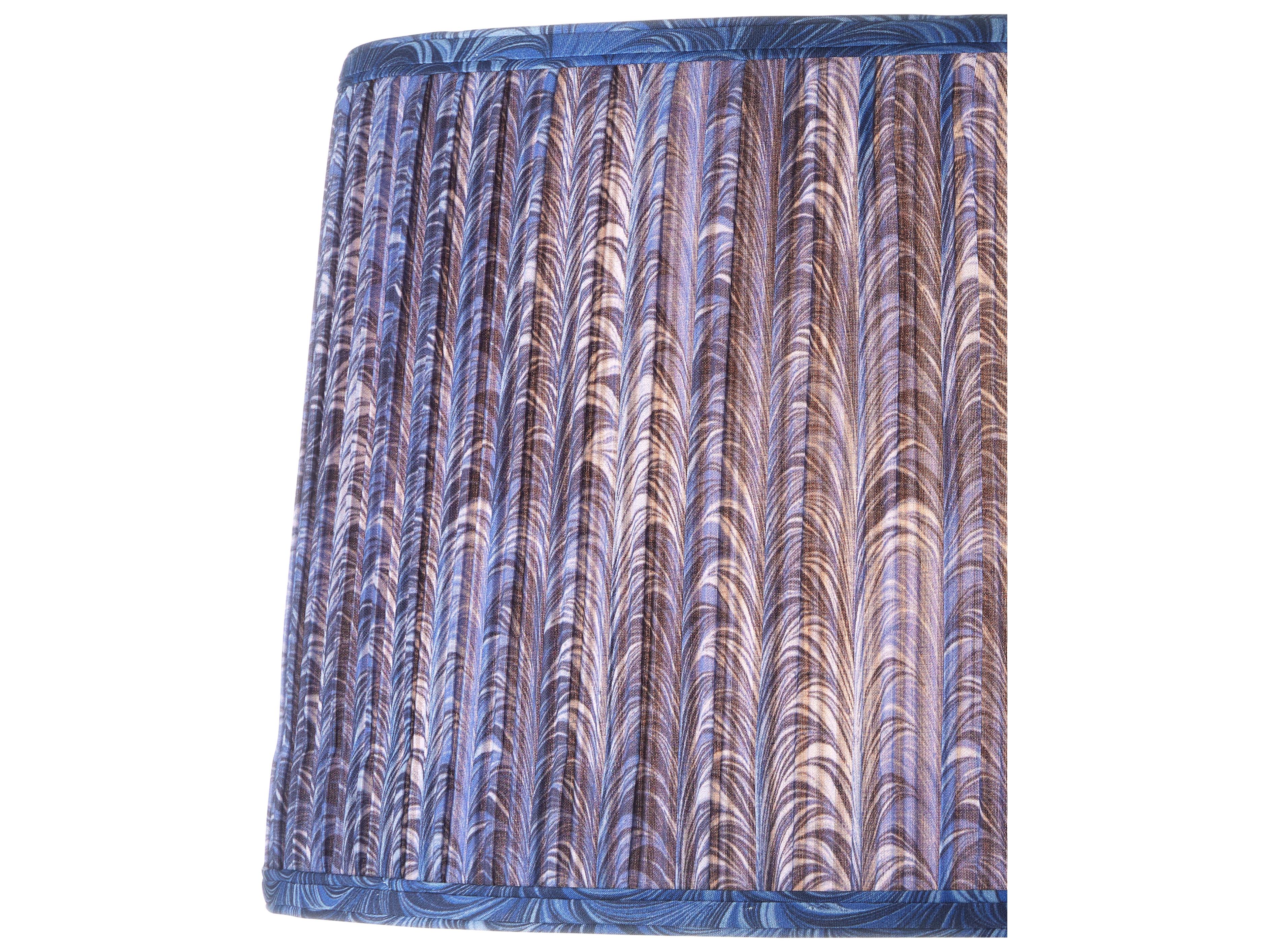 Currey & Company Pembrook Blue Tapered Lamp Shade