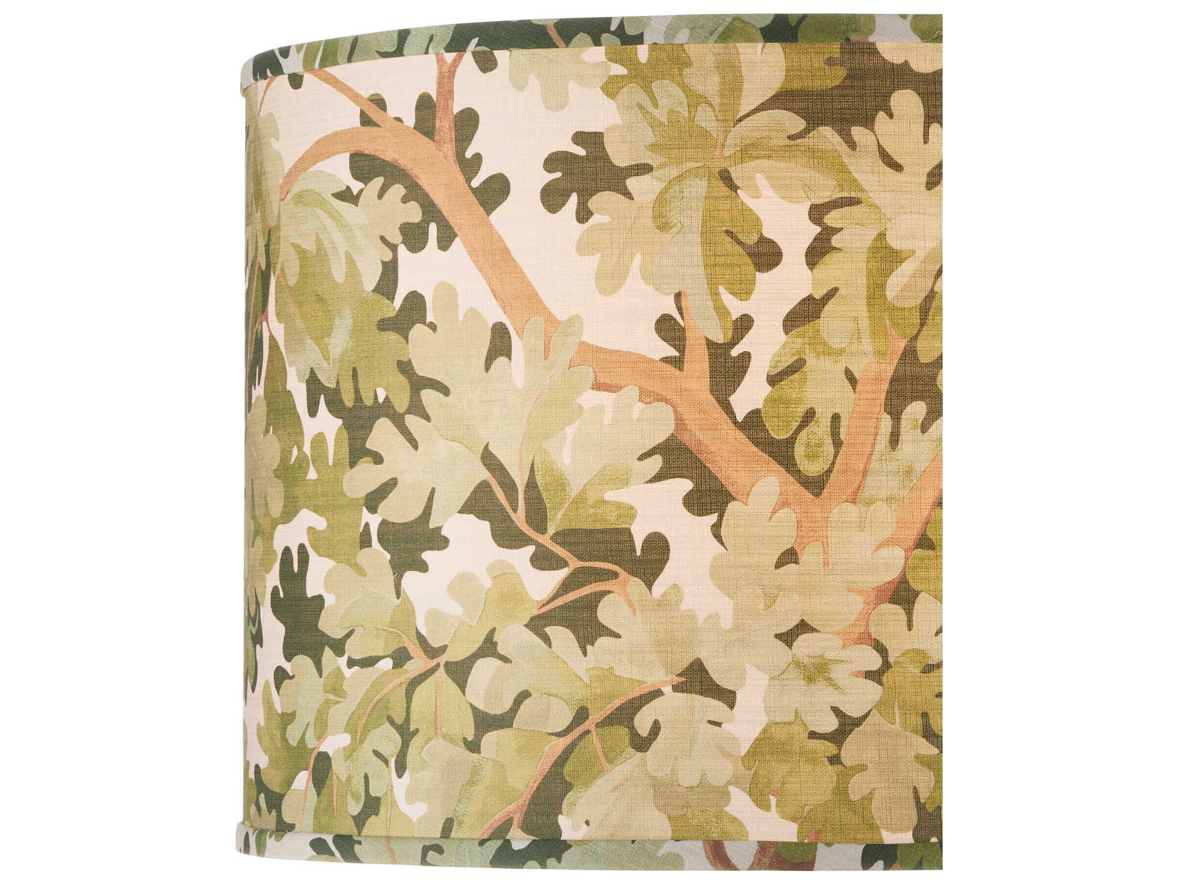 Currey & Company Woodland Green Drum Lamp Shade