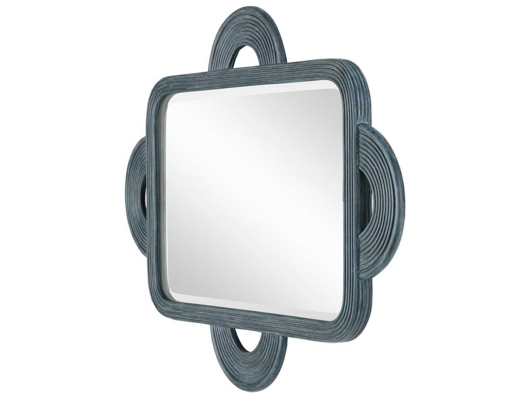 Currey & Company Vintage Navy Wall Mirror