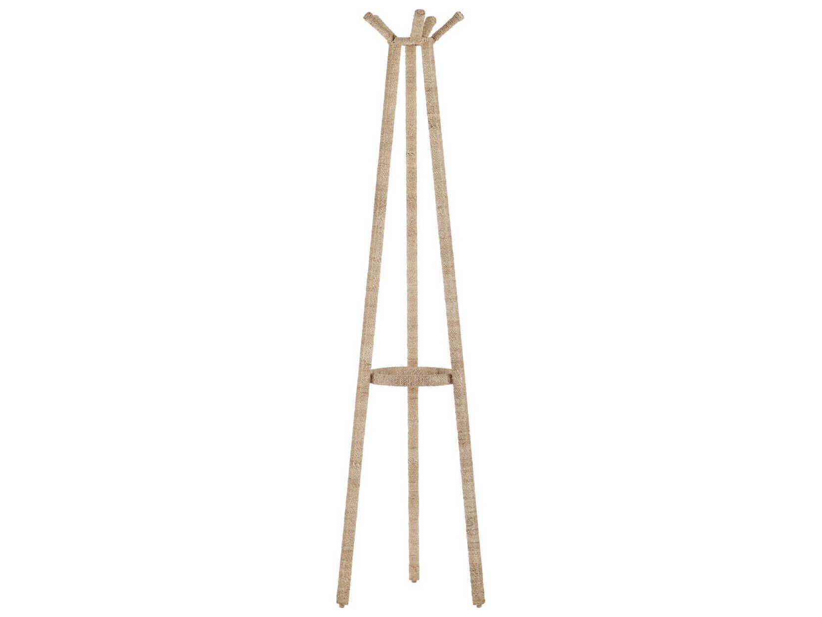 Currey & Company Rolo Natural Coat Rack