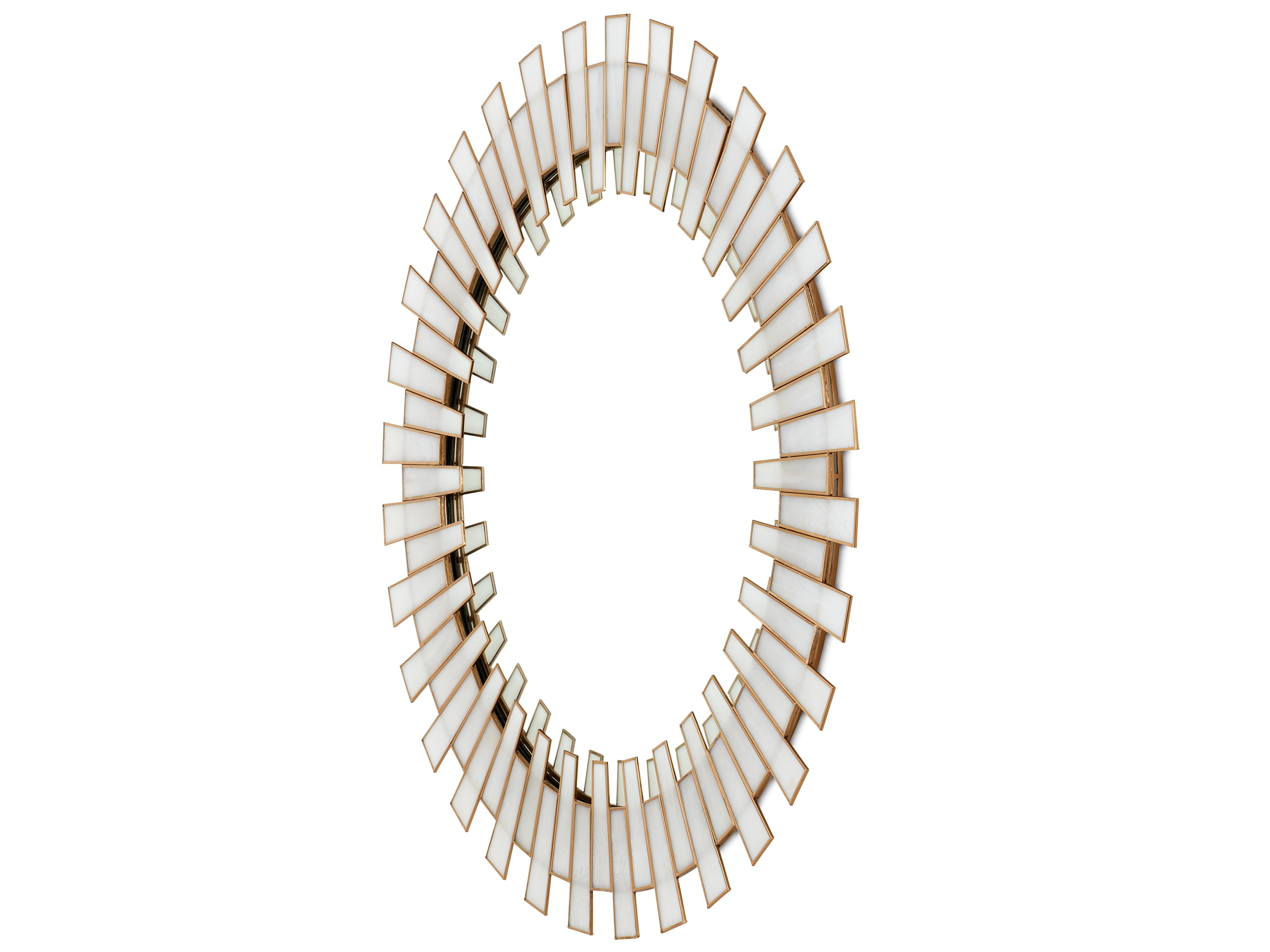 Currey & Company Glasdele Round Wall Mirror