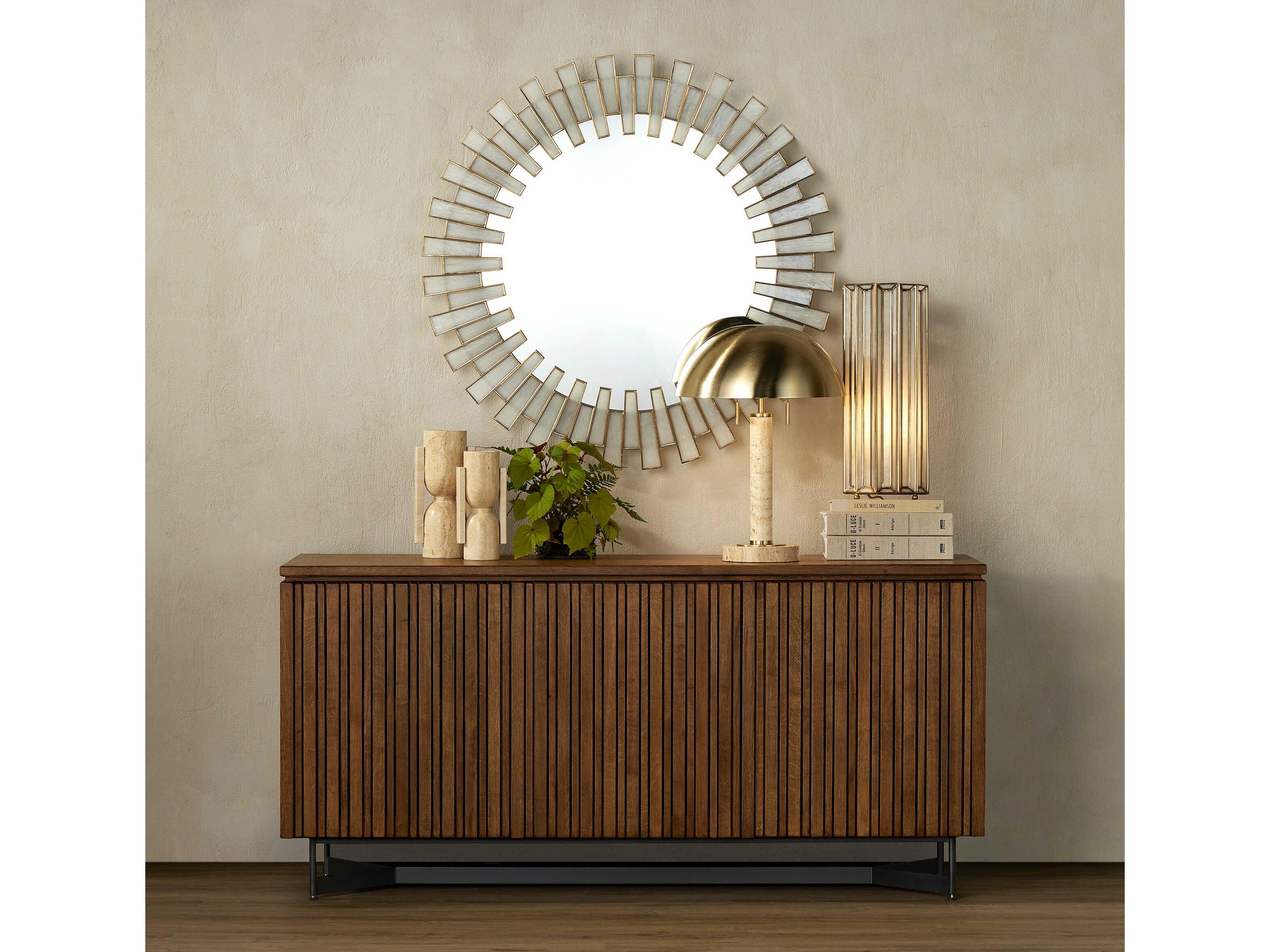 Currey & Company Glasdele Round Wall Mirror