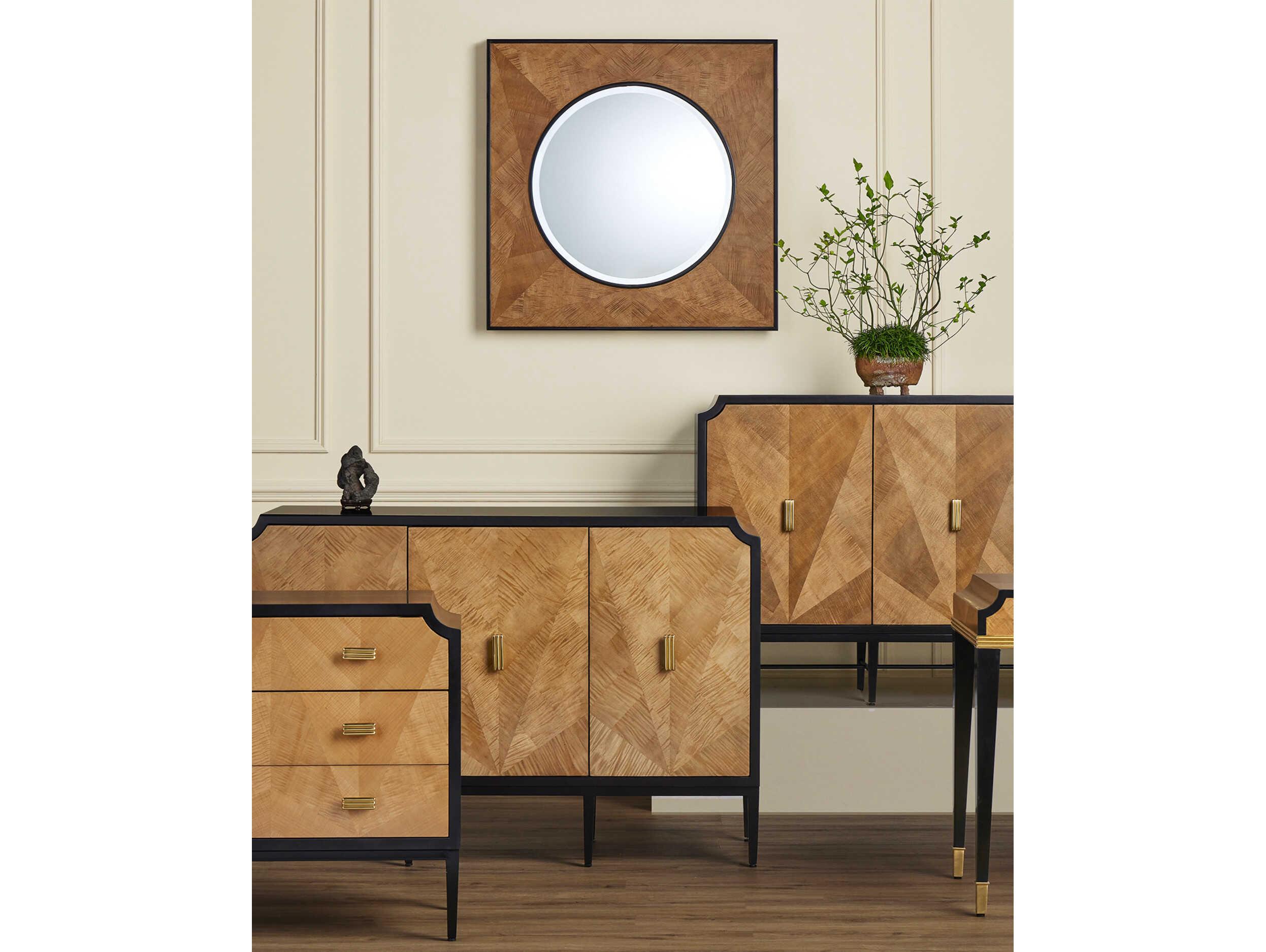 Currey & Company Kallista Square Wall Mirror