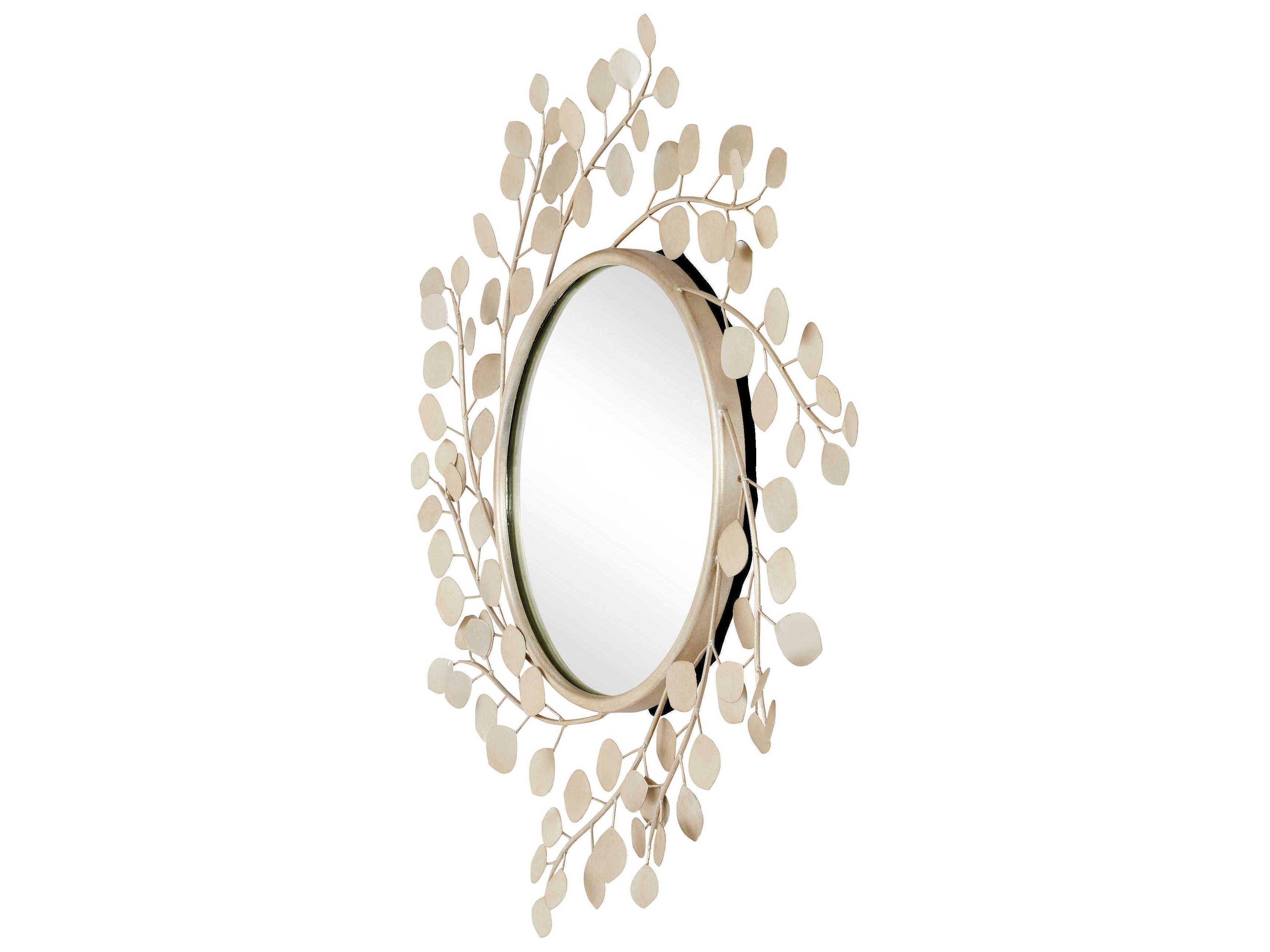 Currey & Company Lunaria Round Wall Mirror