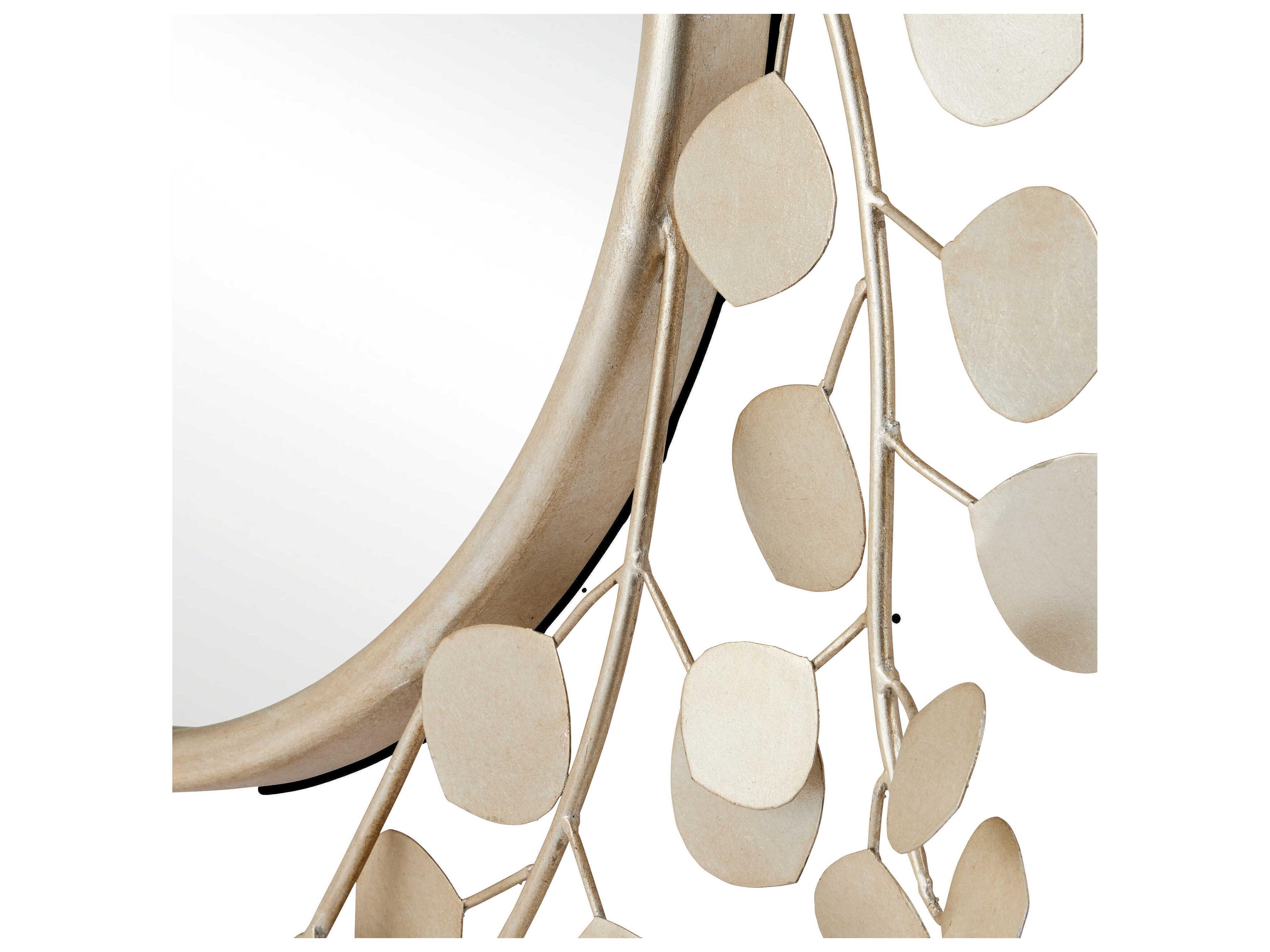 Currey & Company Lunaria Round Wall Mirror