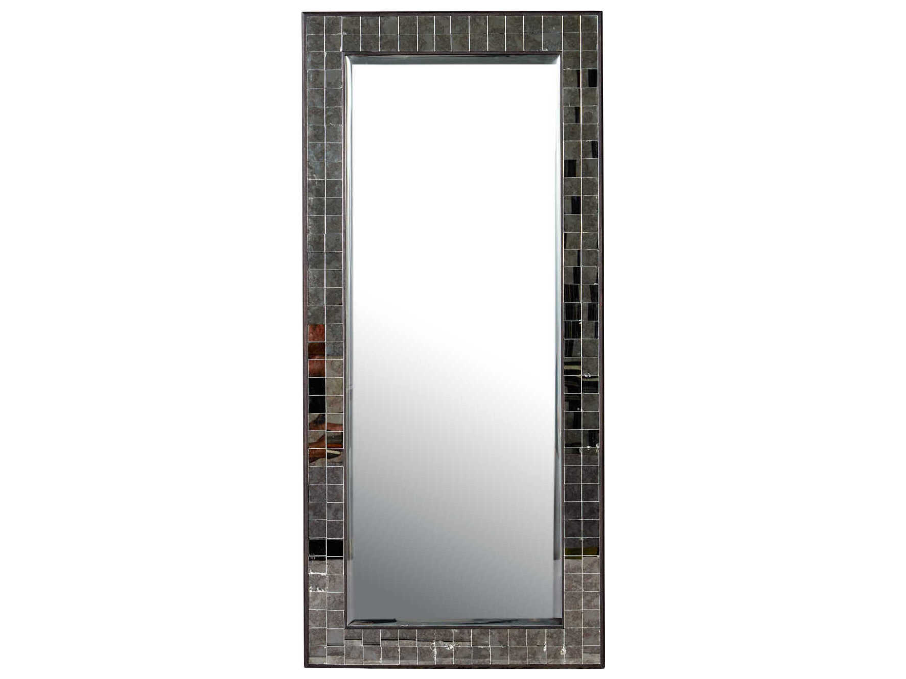 Currey & Company Mosaico Ebony Floor Wall Mirror