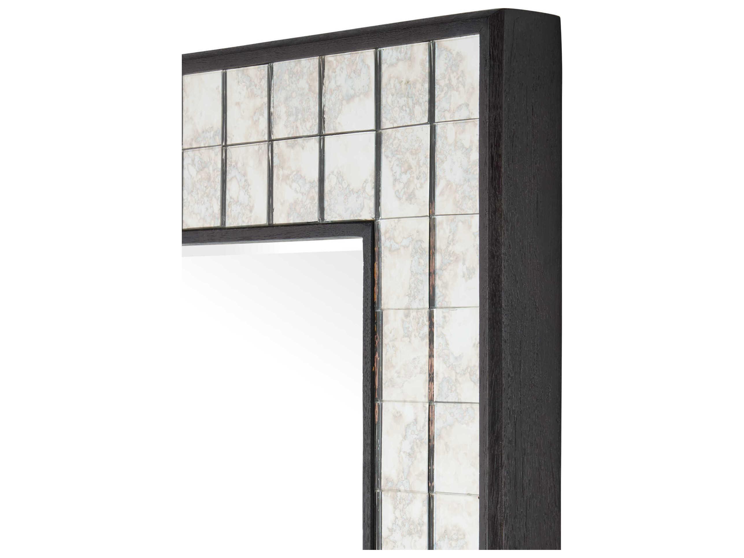 Currey & Company Mosaico Ebony Floor Wall Mirror