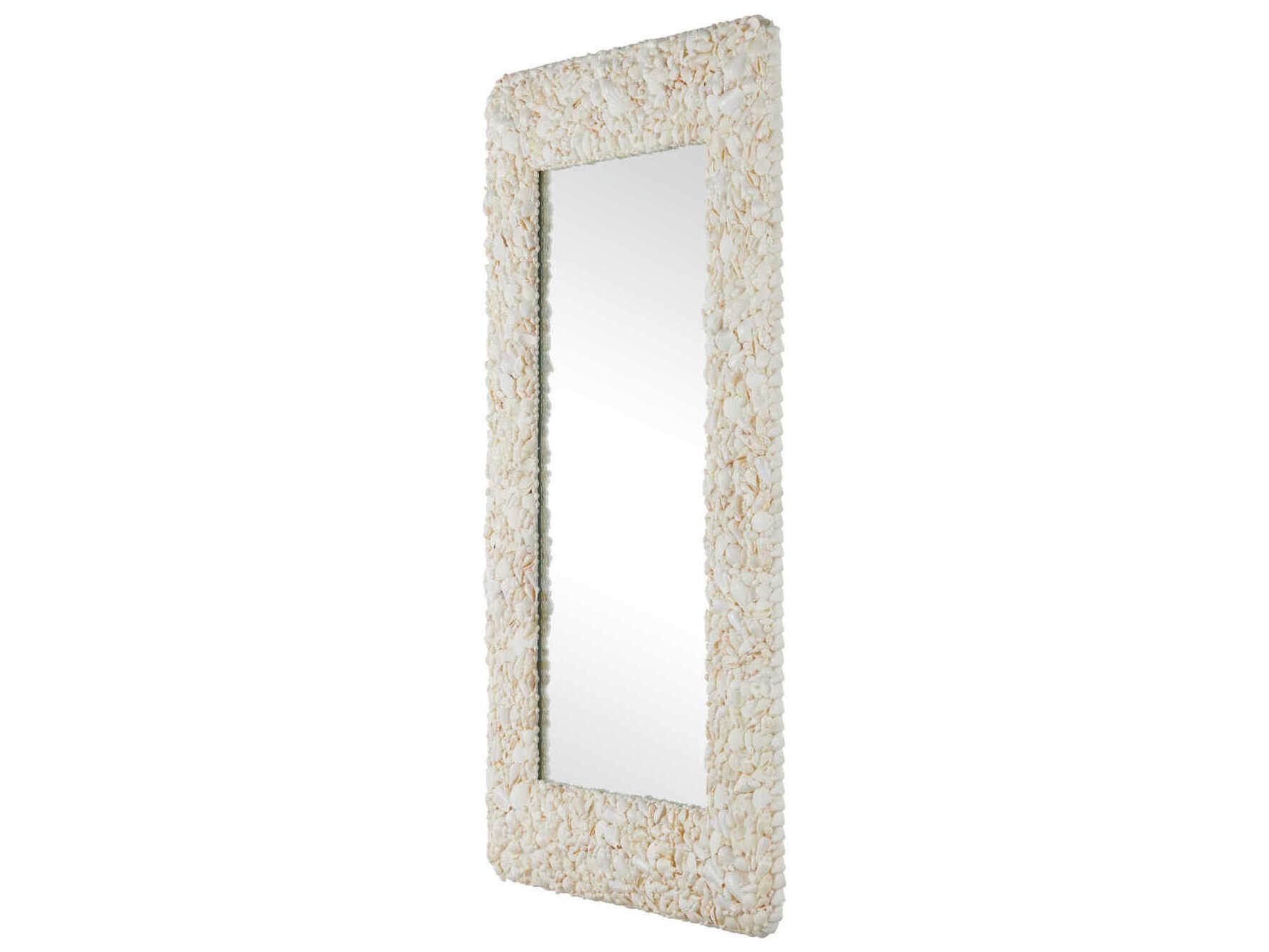 Currey & Company Turbinella Natural Rectangular Wall Mirror