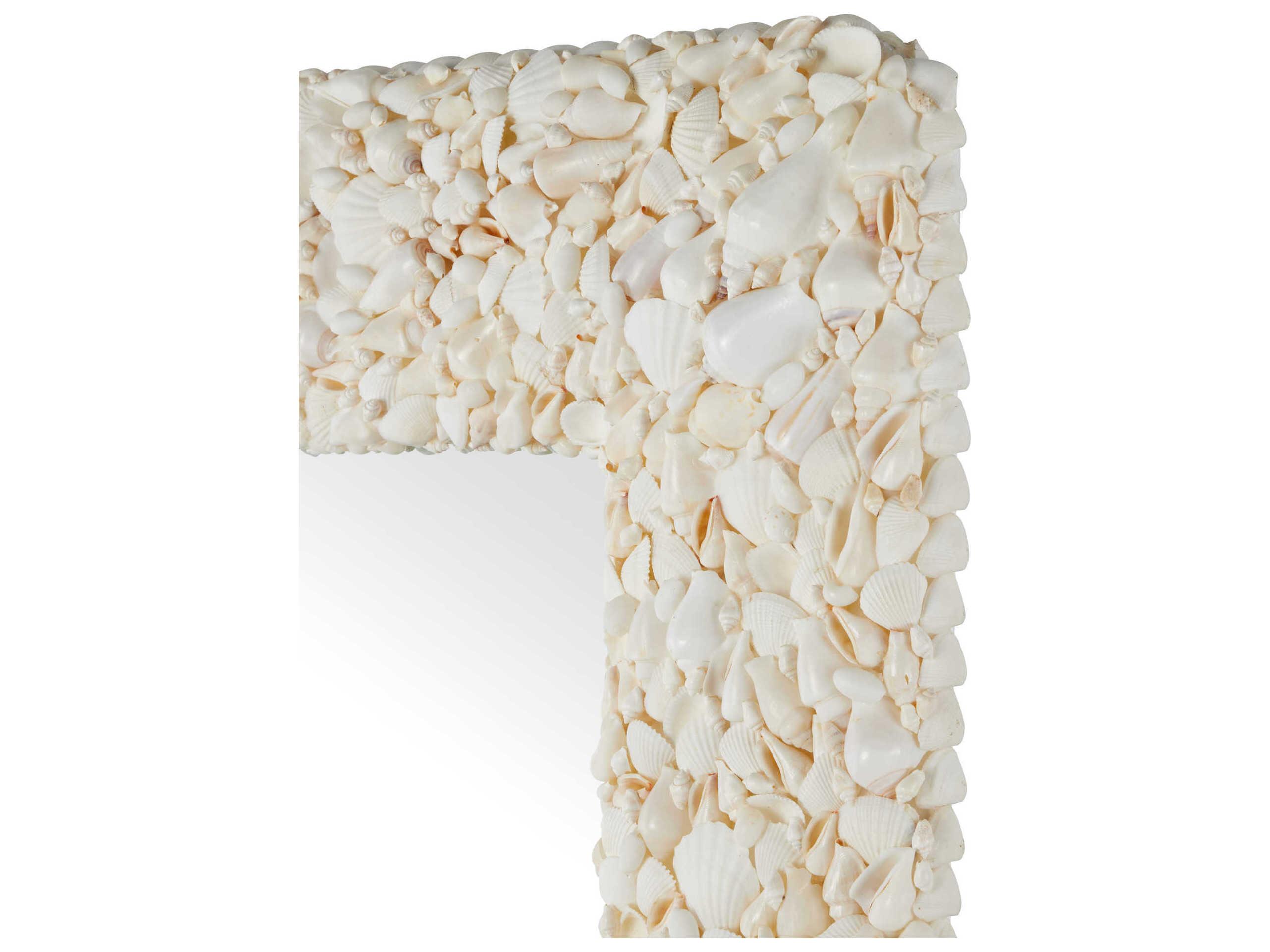 Currey & Company Turbinella Natural Rectangular Wall Mirror