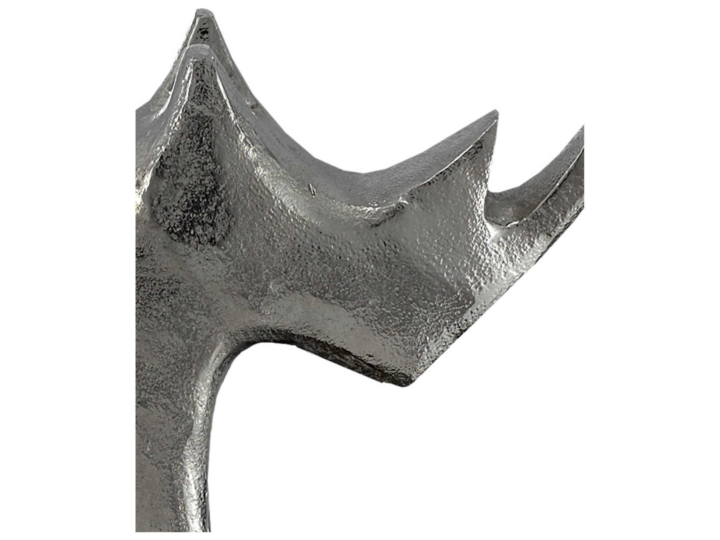 Currey & Company Kano Rhino Sculpture