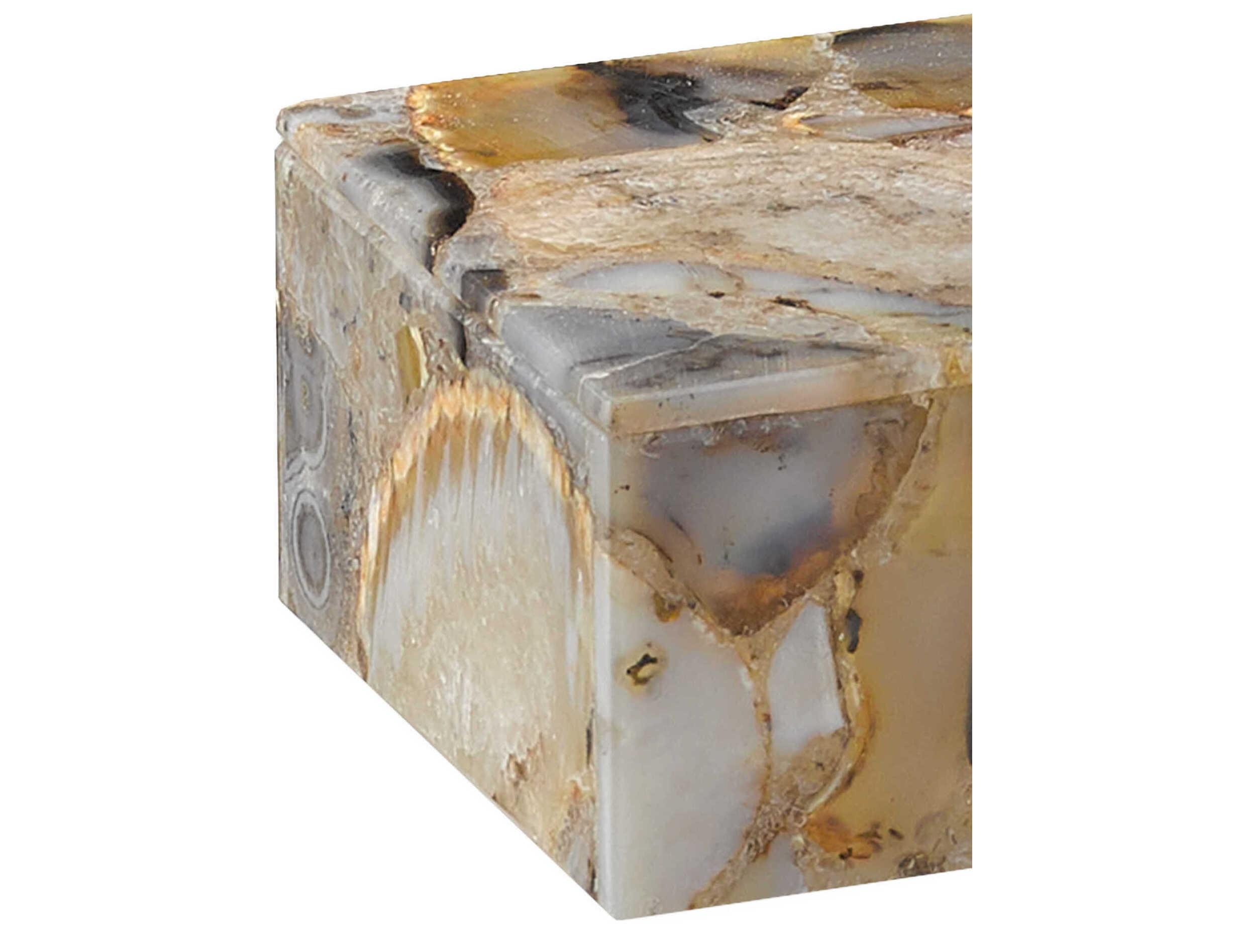 Currey & Company Malaga Black Agate Storage Case