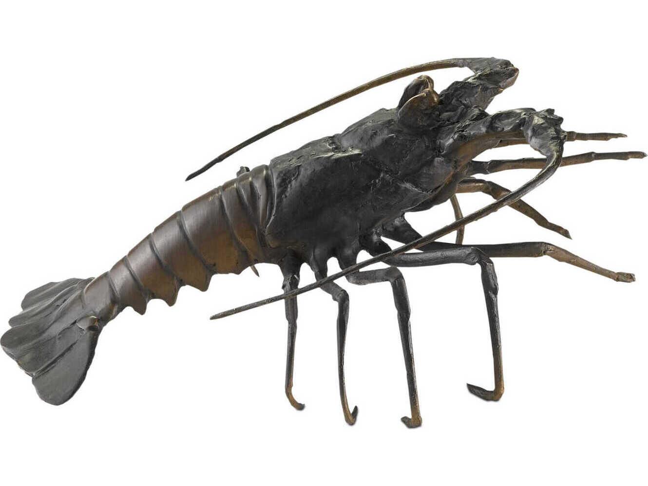 Currey & Company Black / Bronze Edo Lobster Sculpture