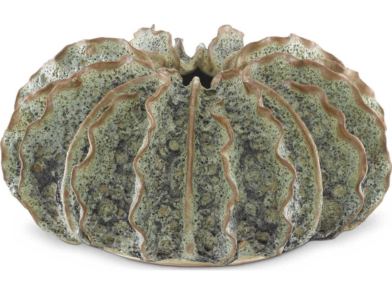 Currey & Company Sunken Boat Moss Green Wings Vase