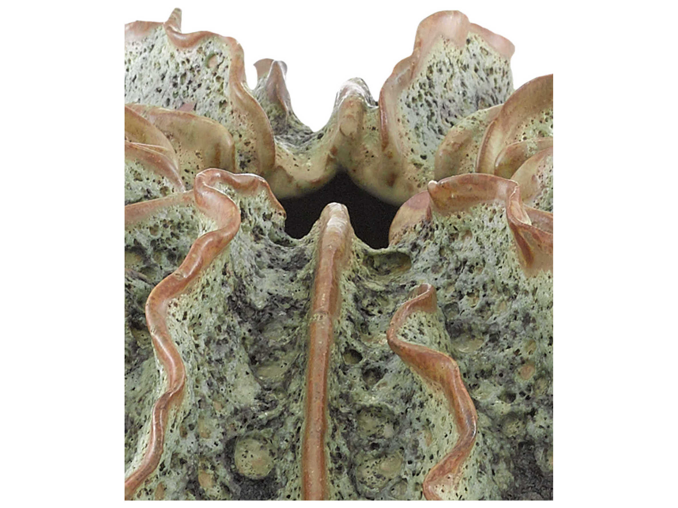 Currey & Company Sunken Boat Moss Green Wings Vase