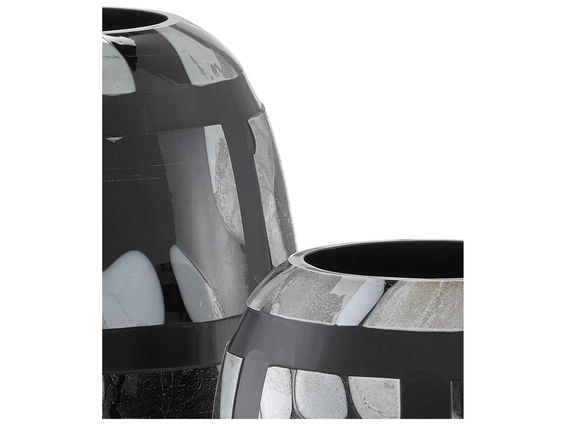 Currey & Company Schiappa Glass Vase Set of 2