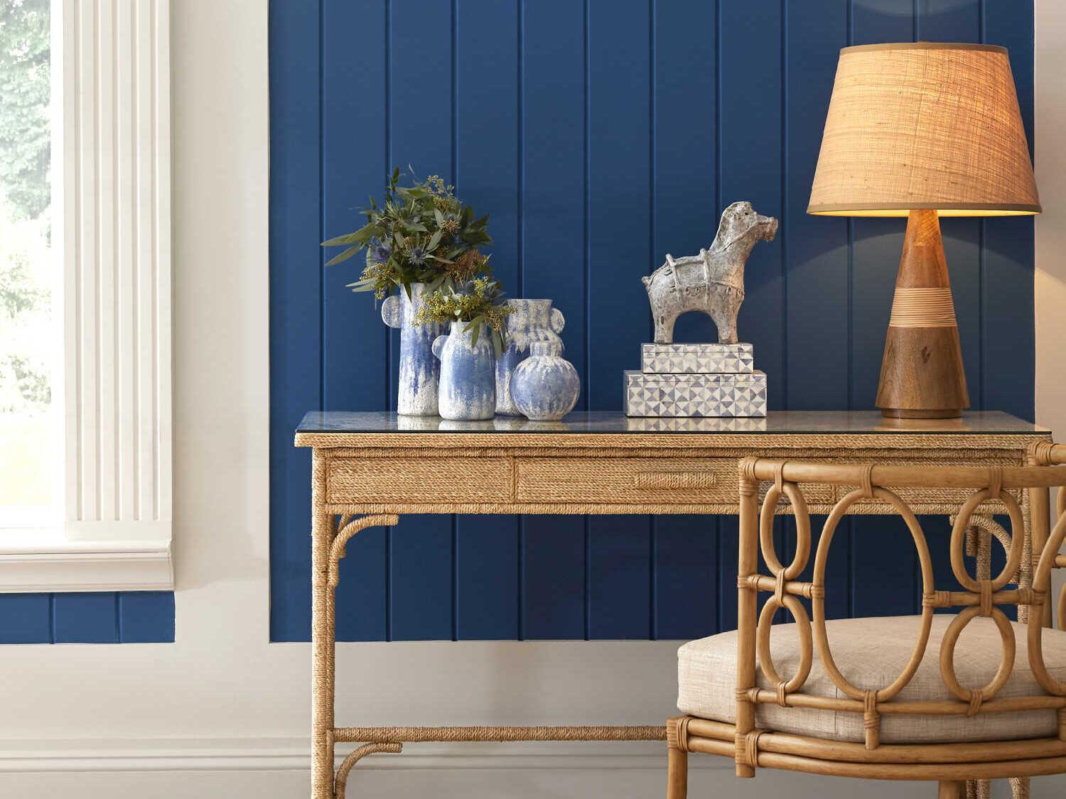 Currey & Company Sky Blue / White Box Set of 2