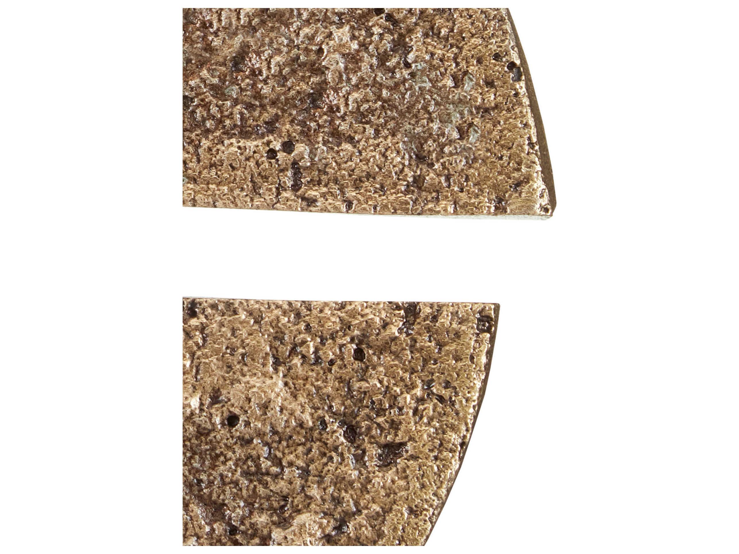 Currey & Company Aged Brass / White Daman Sculpture