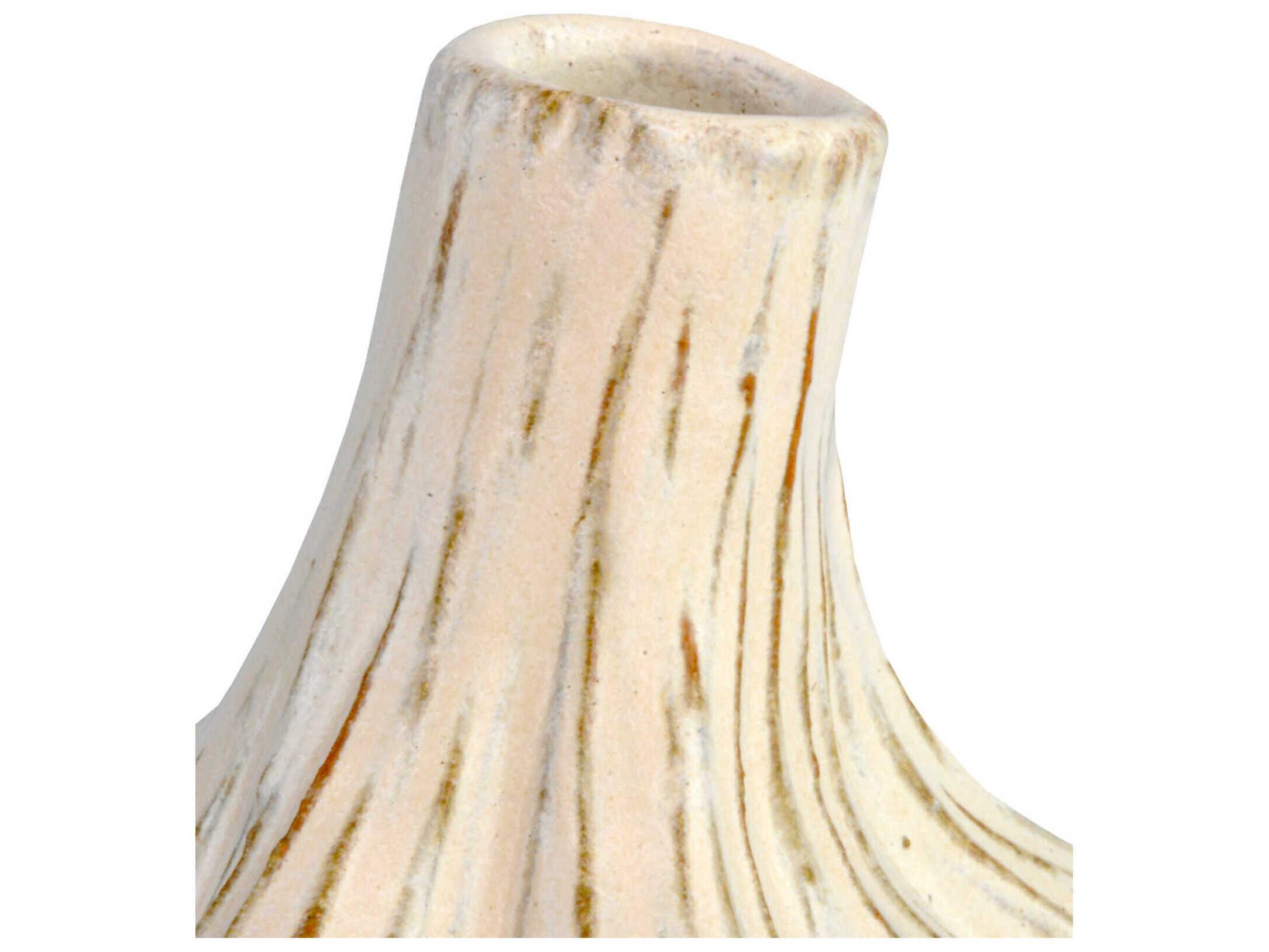 Currey & Company Milky White 8" High Garlic Bulb Sculpture