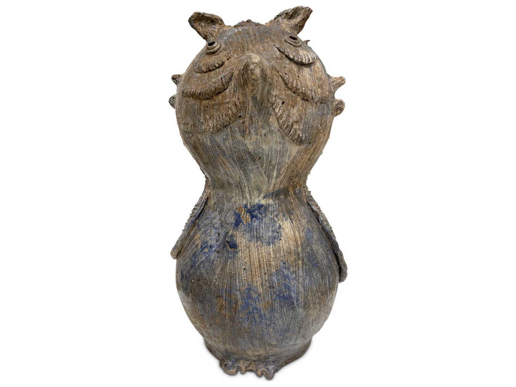 Currey & Company Reactive 17" High Hoot Owl Sculpture