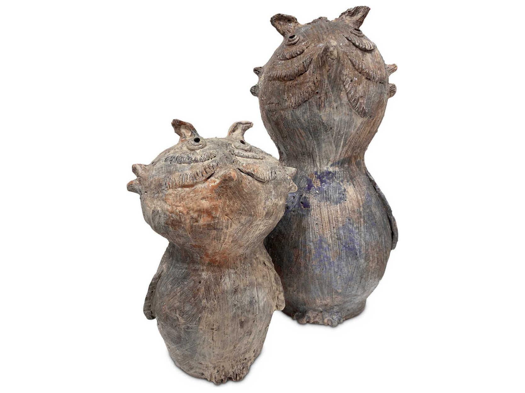 Currey & Company Reactive 17" High Hoot Owl Sculpture