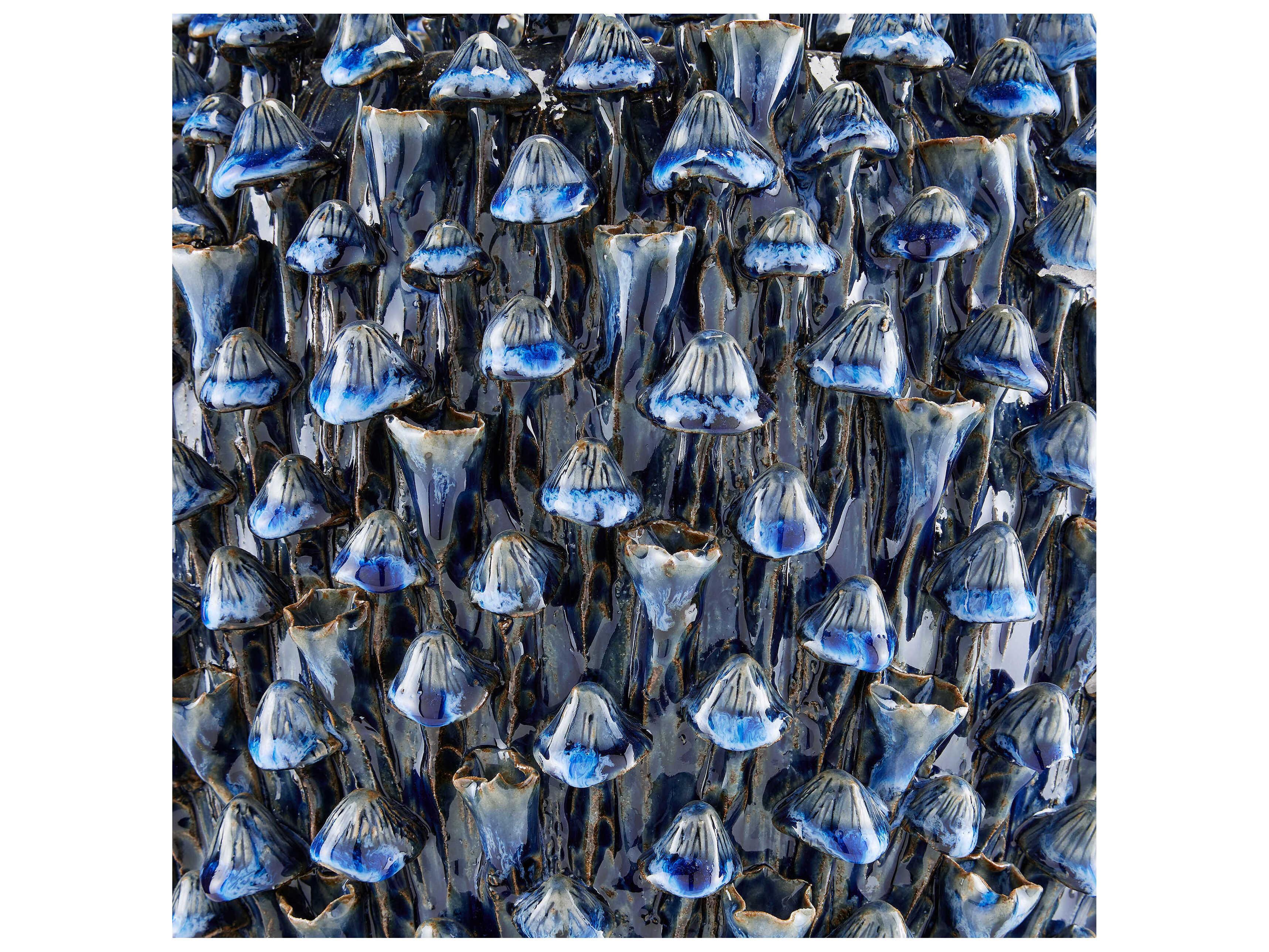 Currey & Company Manitapi Blue Vase