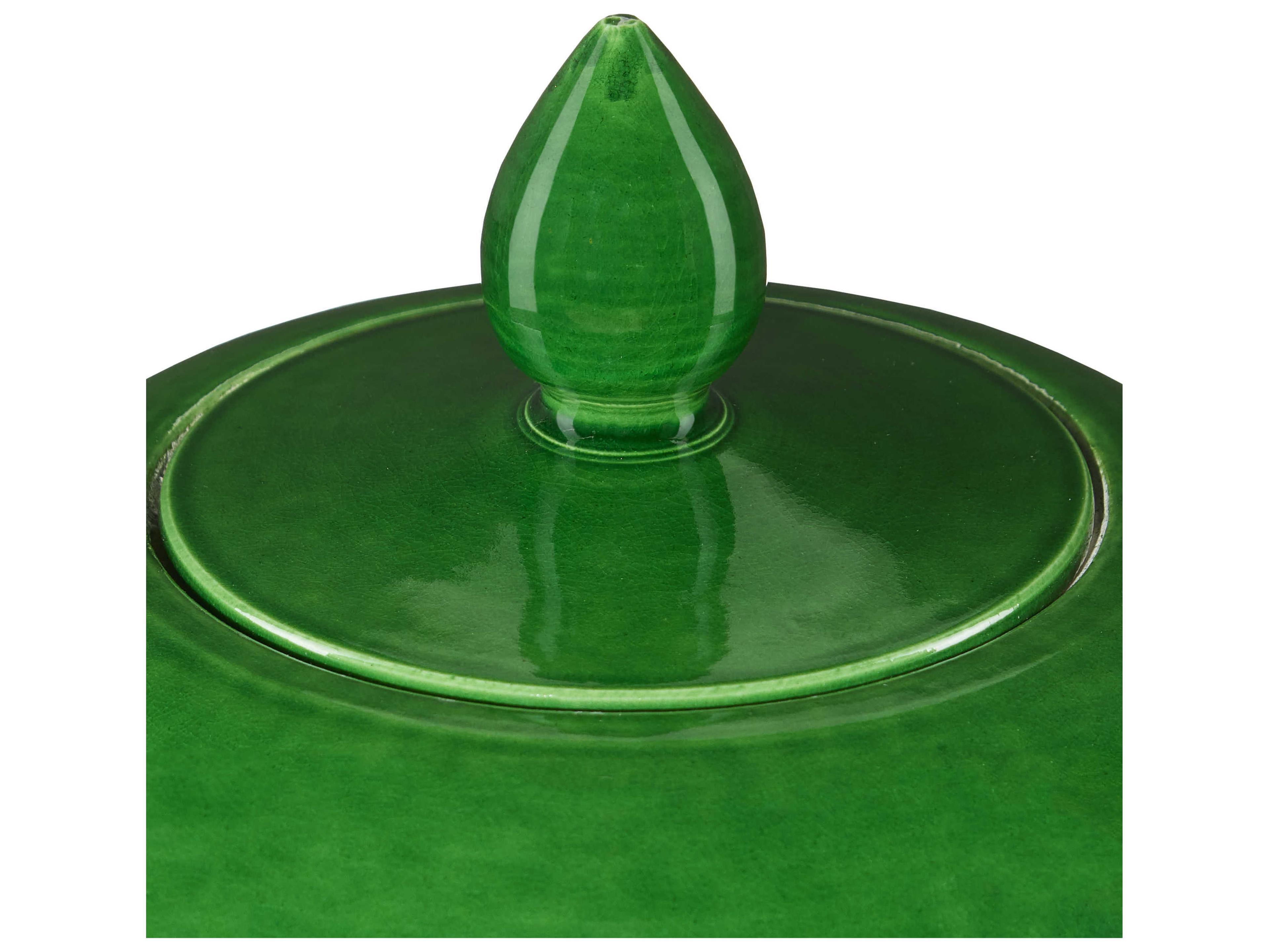 Currey & Company Imperial Green Ginger Jar