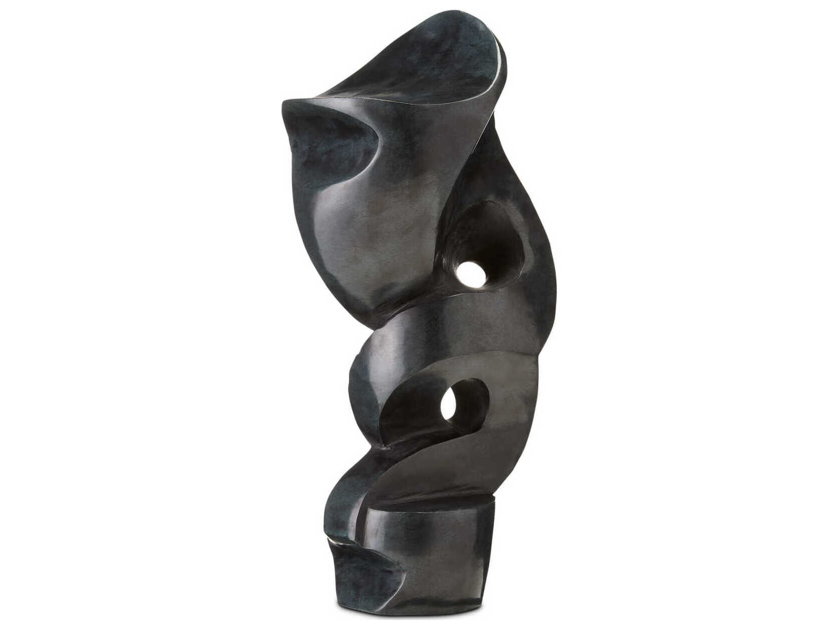 Currey & Company Roland Polished Gray Sculpture