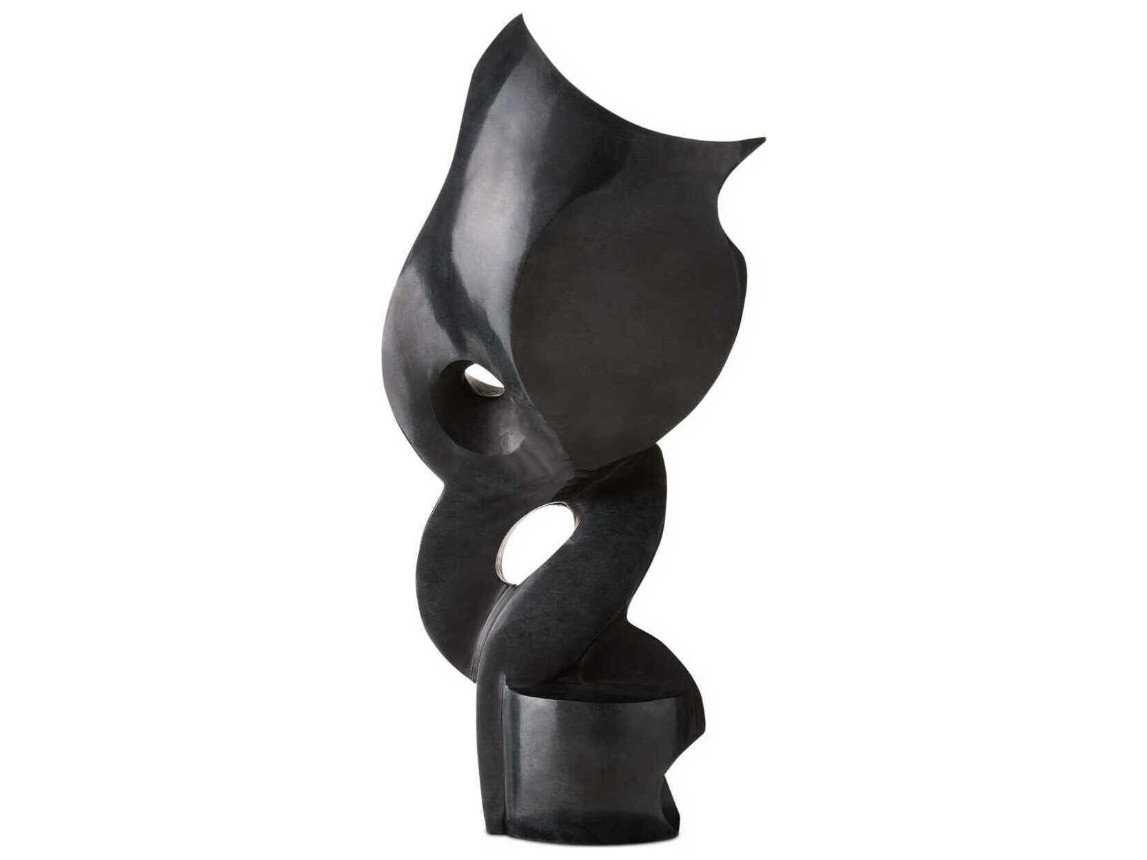 Currey & Company Roland Polished Gray Sculpture