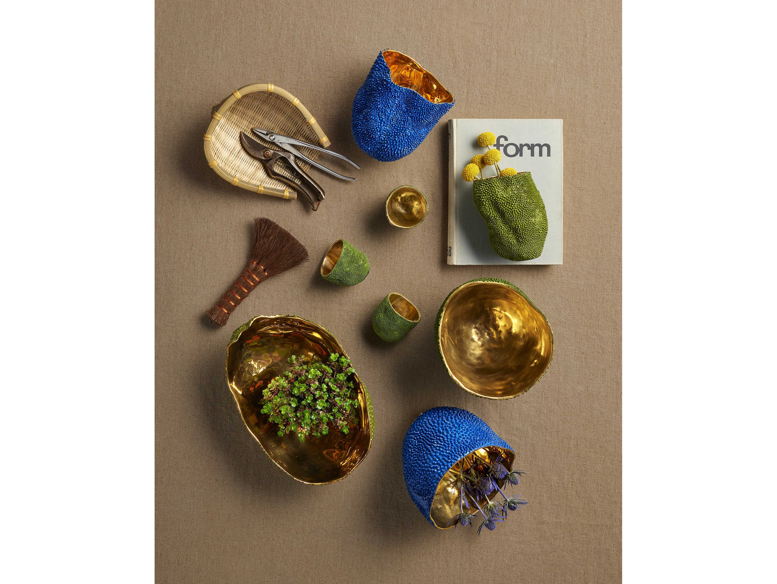 Currey & Company Jackfruit Oval Bowl